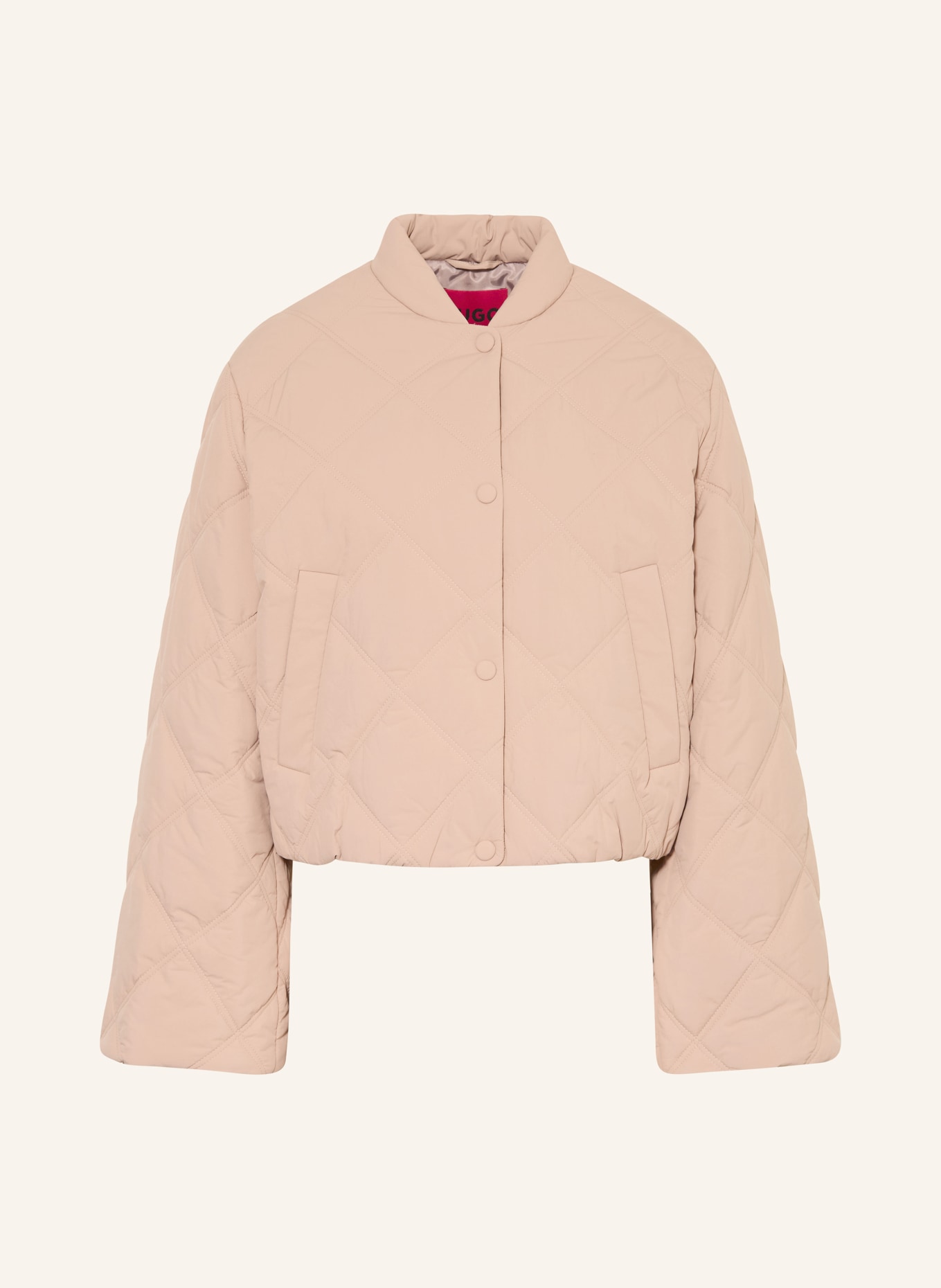 HUGO Quilted jacket FASTEPPA: CAMEL
