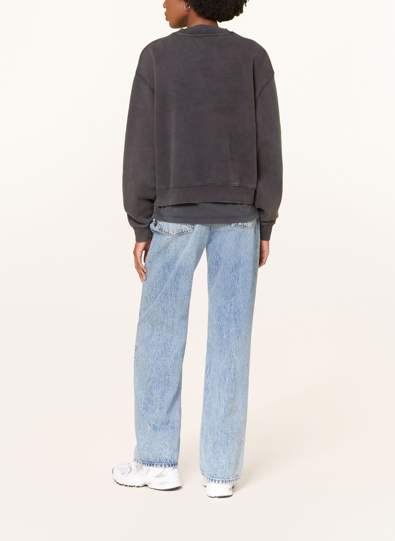 HUGO Wide-leg jeans: 450 LIGHT/PASTEL BLUE