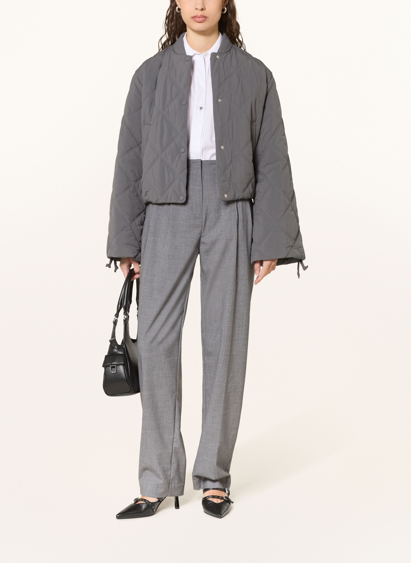 HUGO Hose HENDIA: GRAU