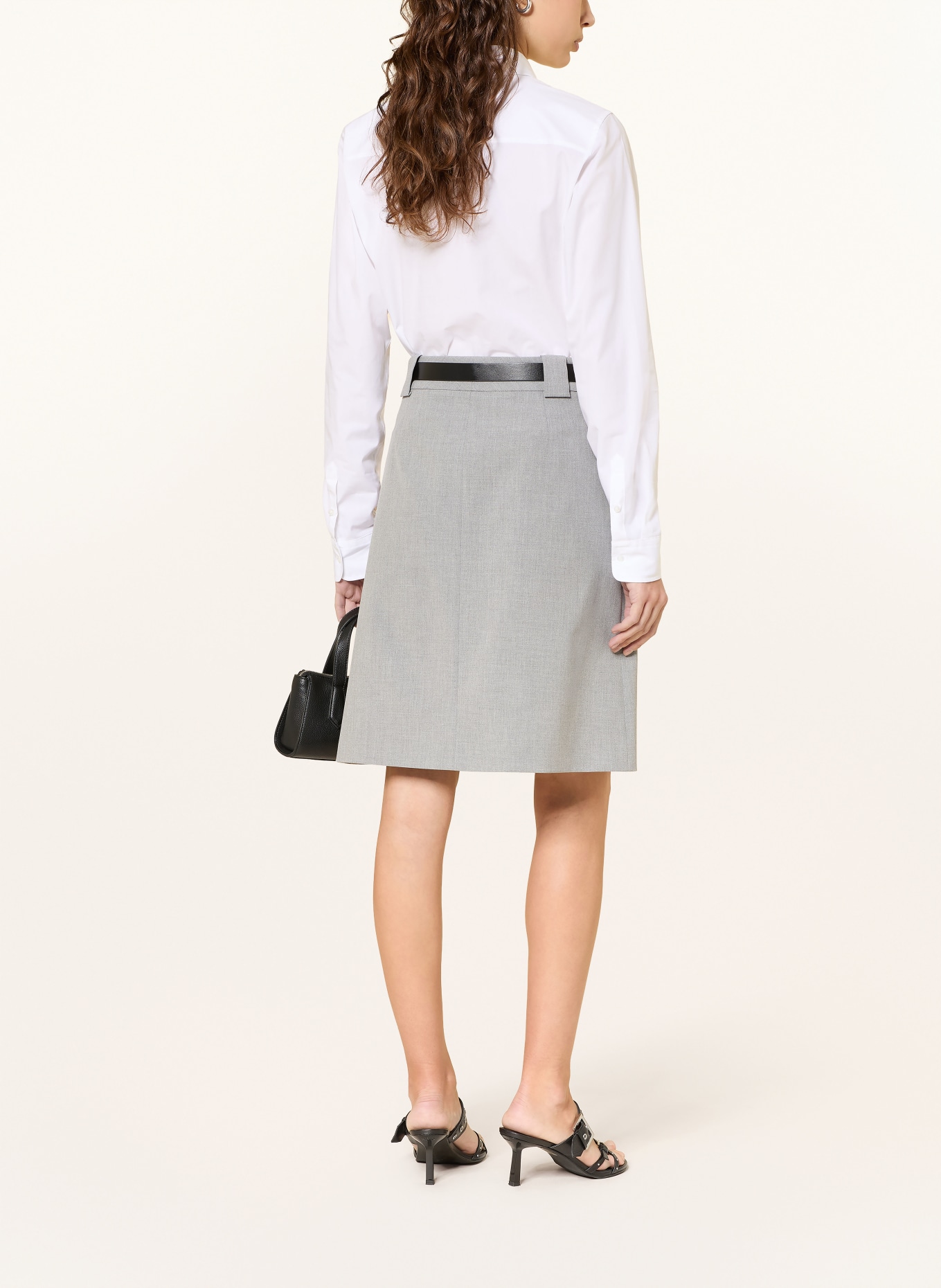 HUGO Hemdbluse THE ESSENTIAL SHIRT: WEISS