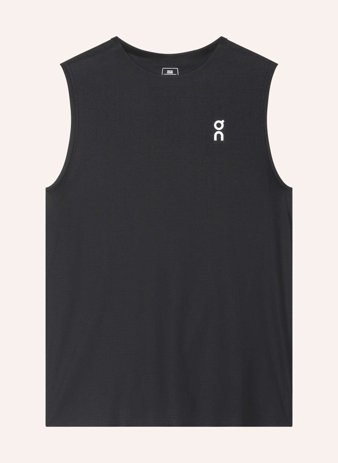 On COURT Tank Top: BLACK