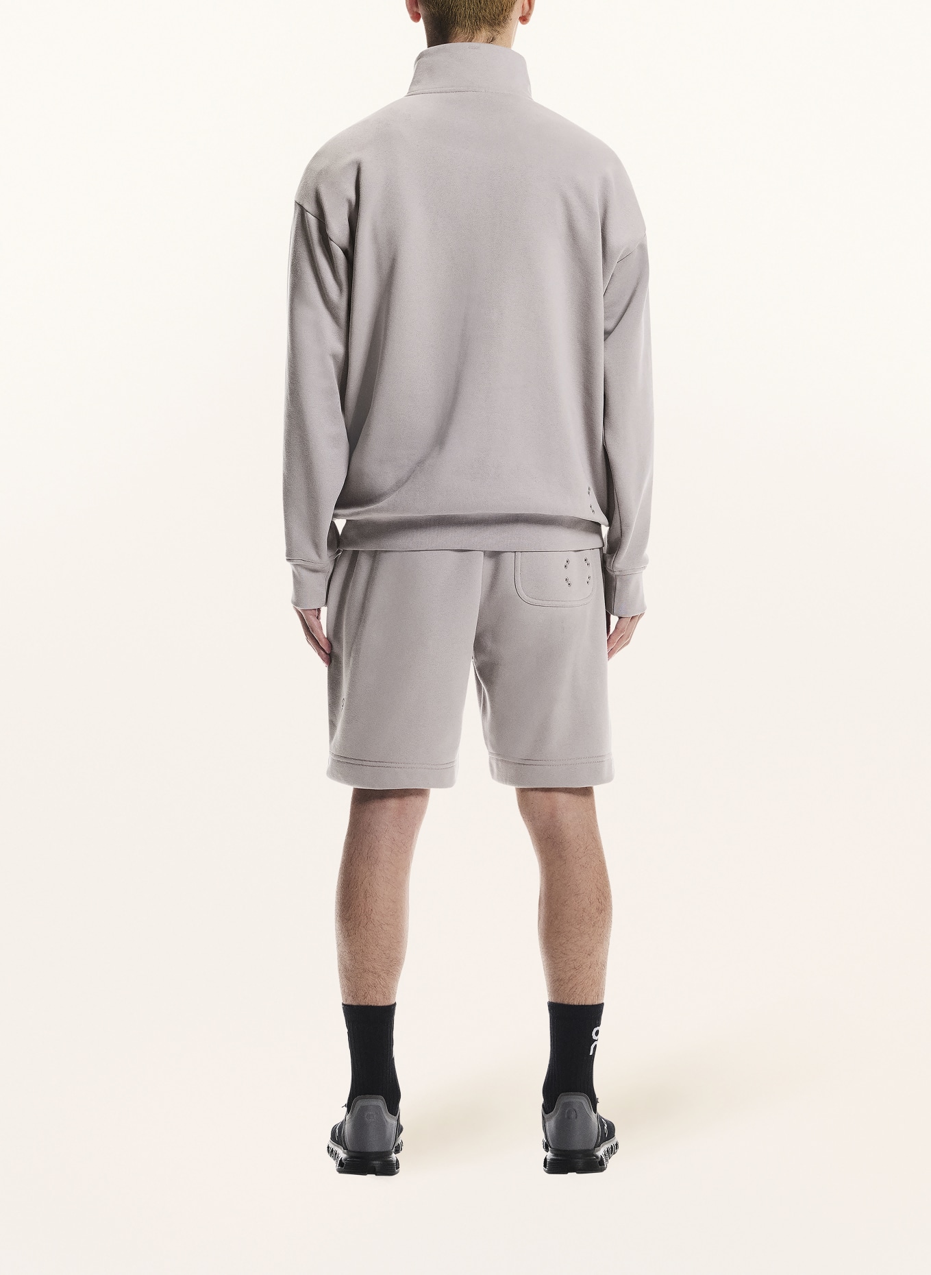 On Sweatshirt Troyer CLUB COLLECTIVE: TAUPE