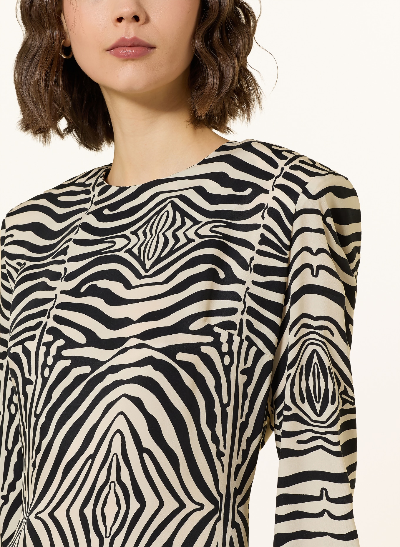 UNDRESS CODE PALOMA dress: BLACK / ECRU