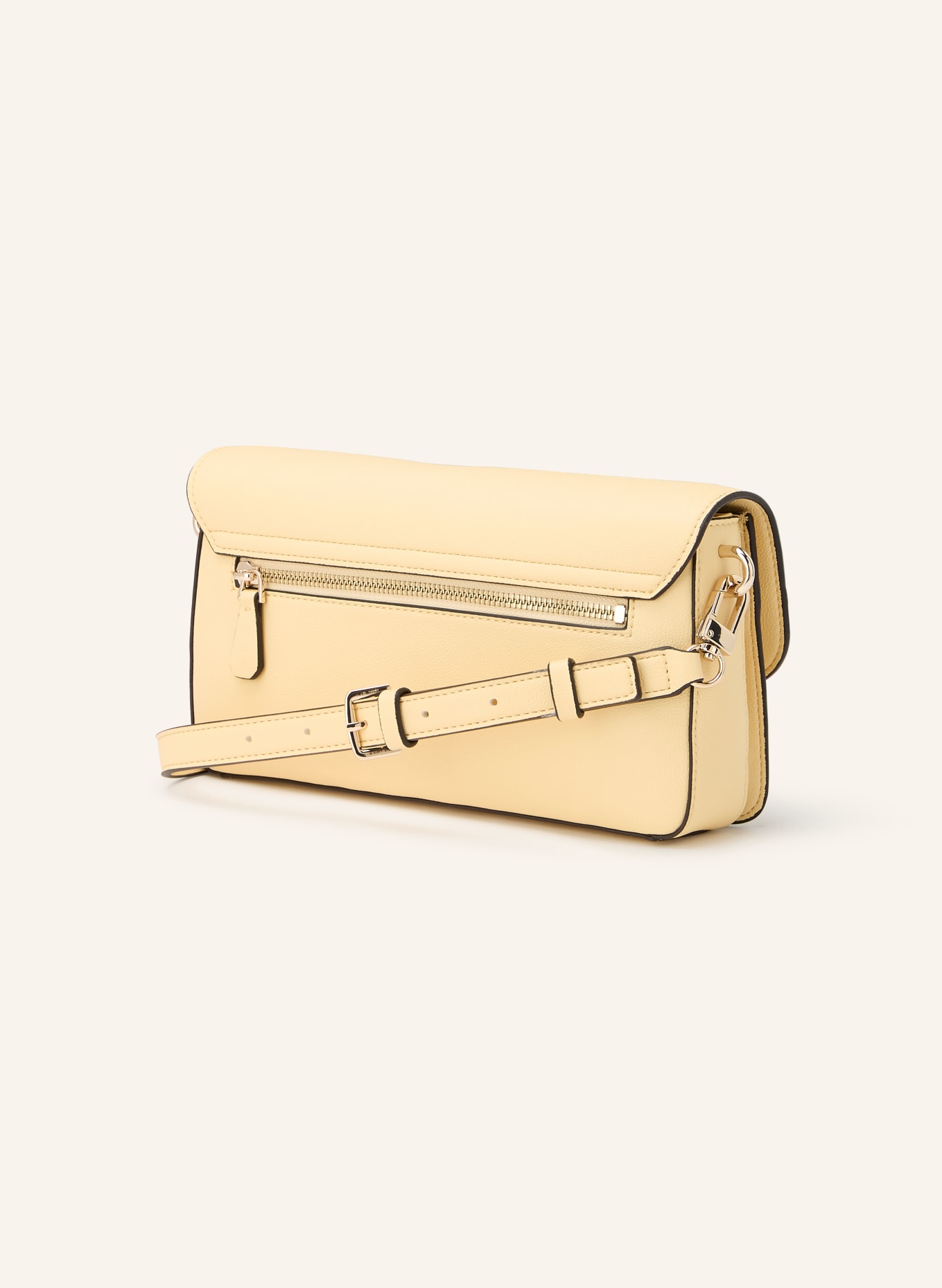 GUESS SADIE shoulder bag with gemstones: LIGHT YELLOW