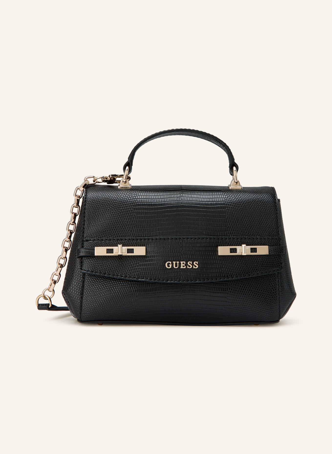 GUESS MELINDA handbag: BLACK