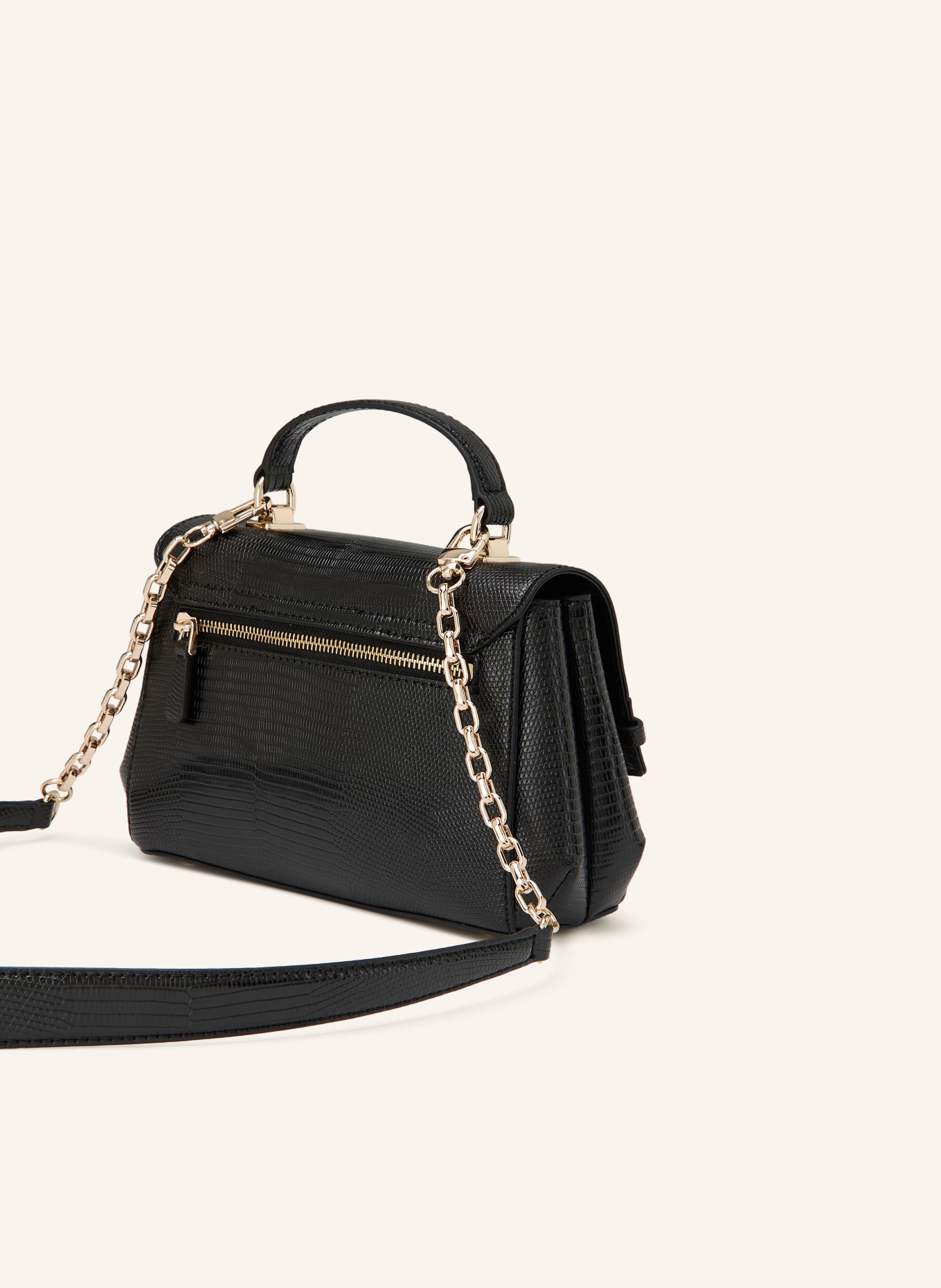 GUESS MELINDA handbag: BLACK