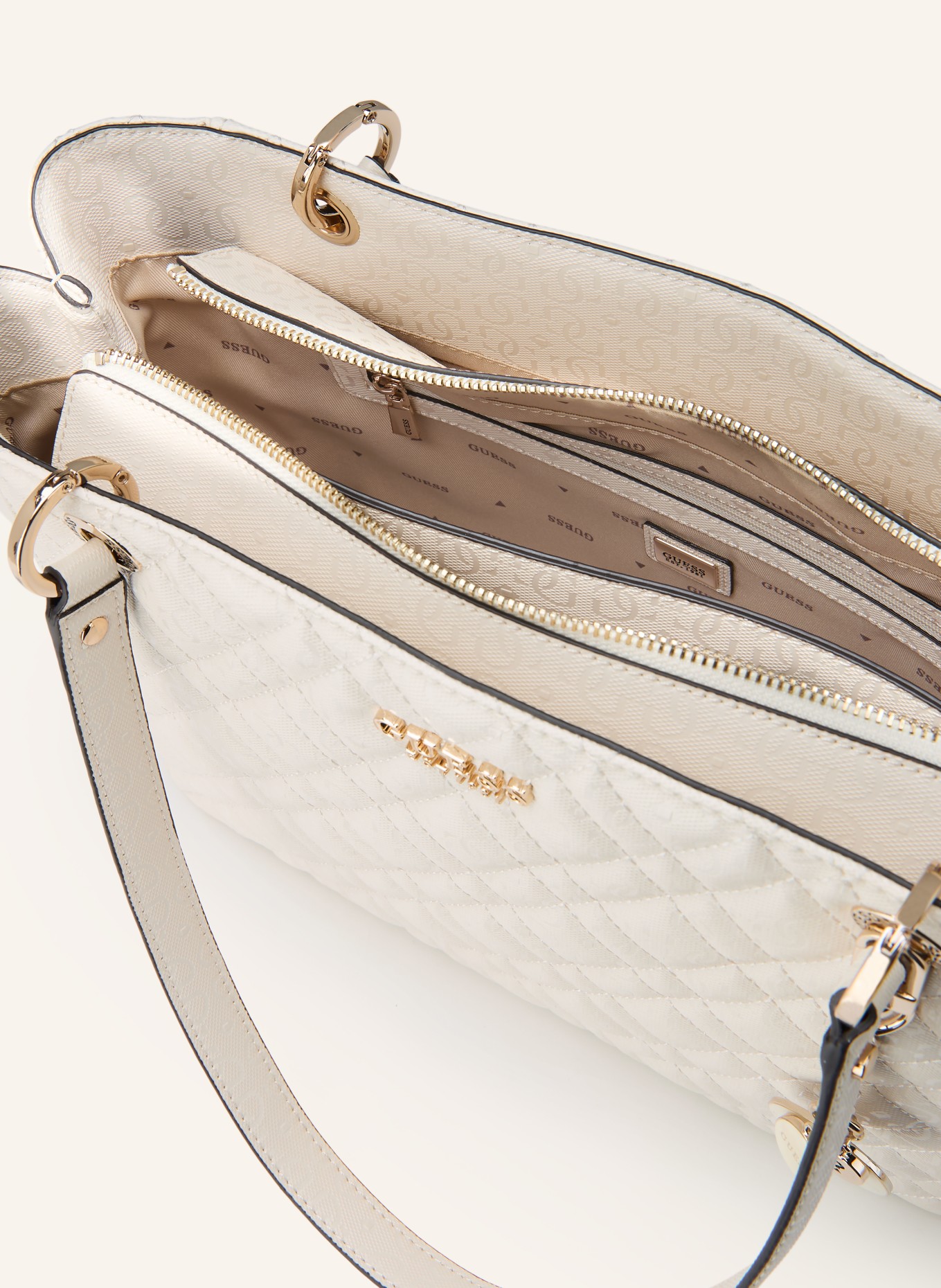 GUESS Shopper ISEMAY NOEL: ECRU