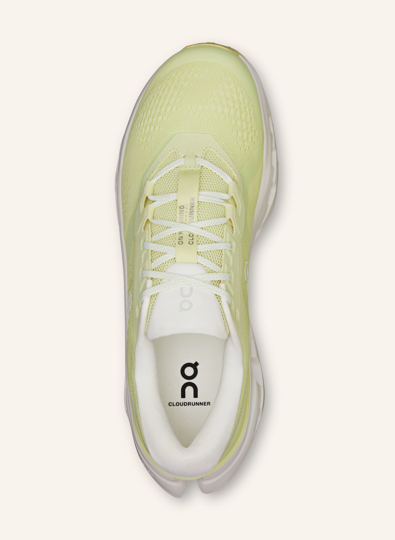 On Laufschuhe CLOUDRUNNER 3: GELB / HELLGELB