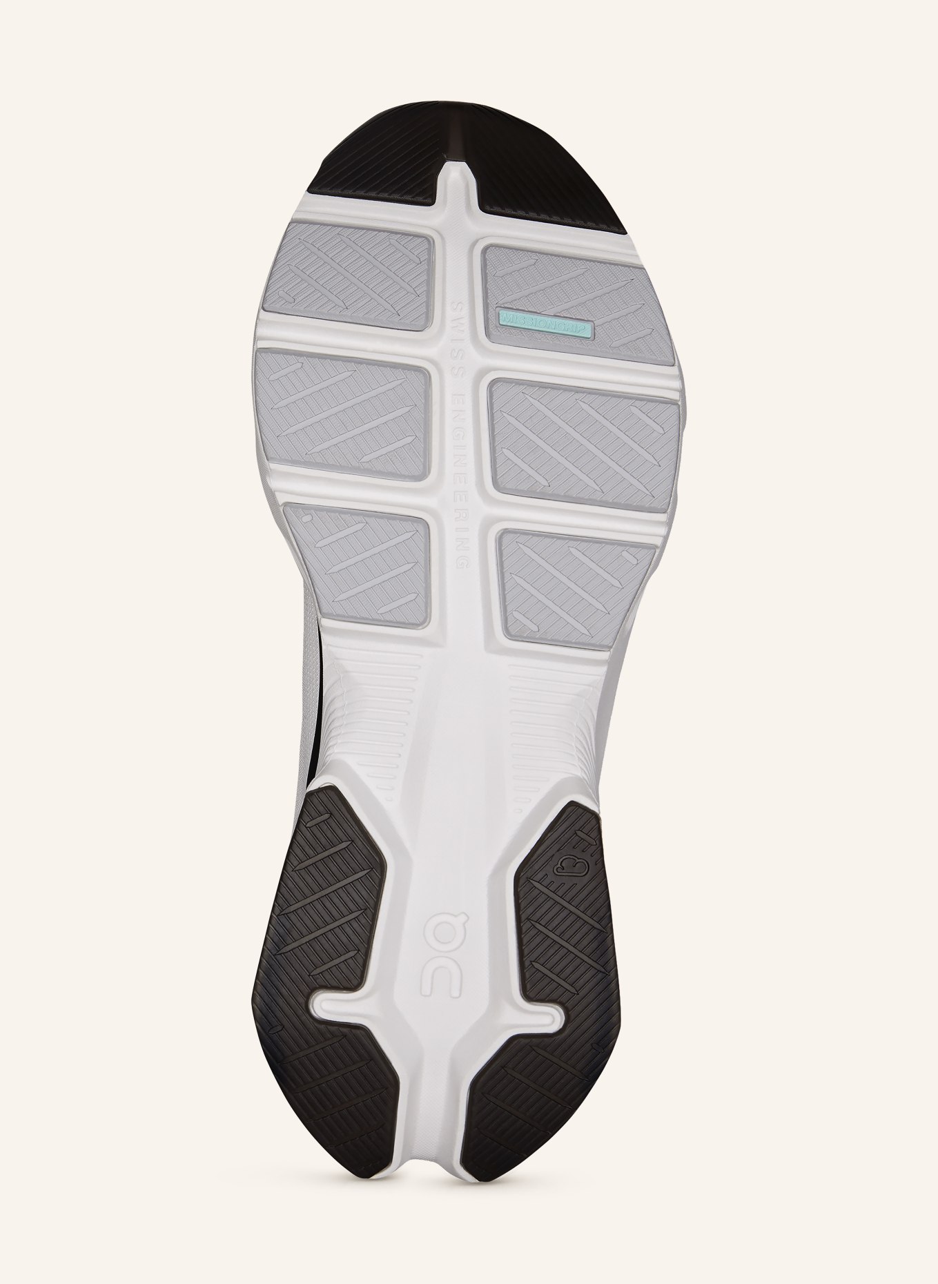 On Fitnessschuhe CLOUDPULSE 2: WEISS / SCHWARZ