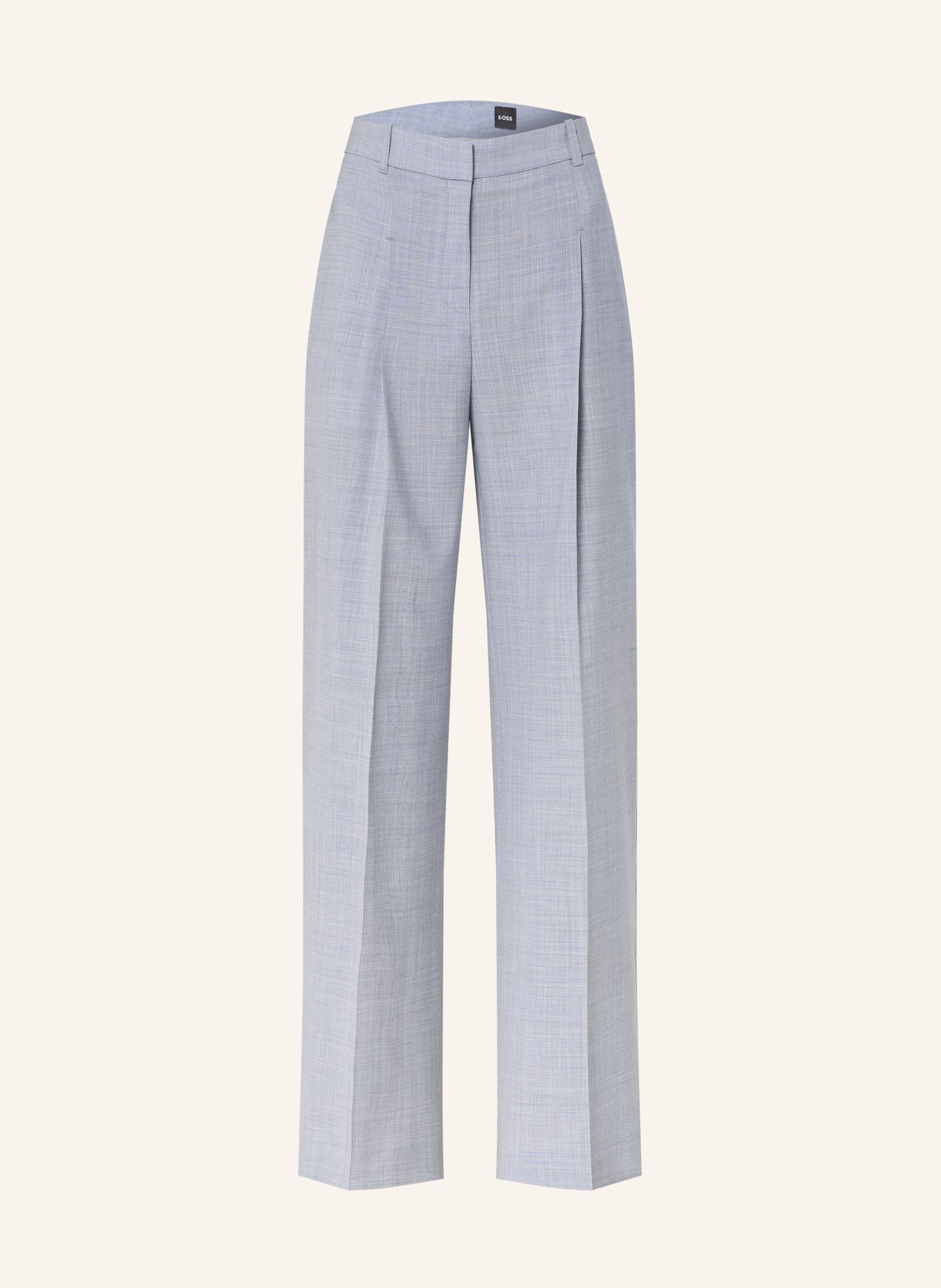 BOSS Wide leg trousers TIANA: BLUE GRAY