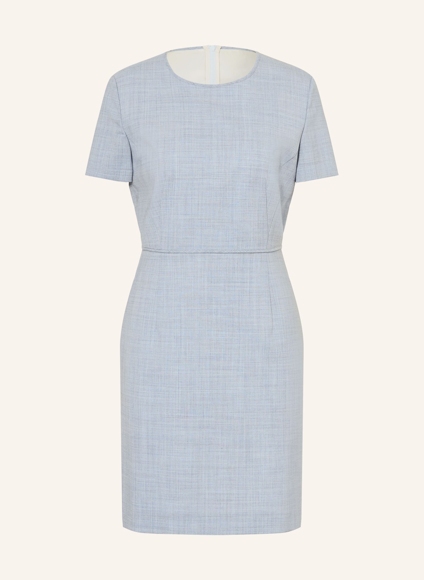 BOSS Pouzdrové šaty DUNERA: ČERNOŠEDÁ