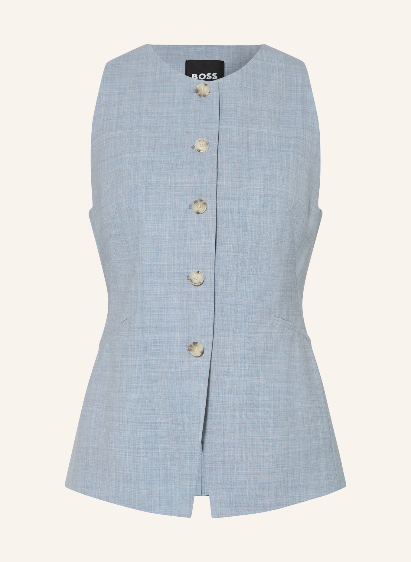 BOSS JULERAN blazer vest: BLUE GRAY