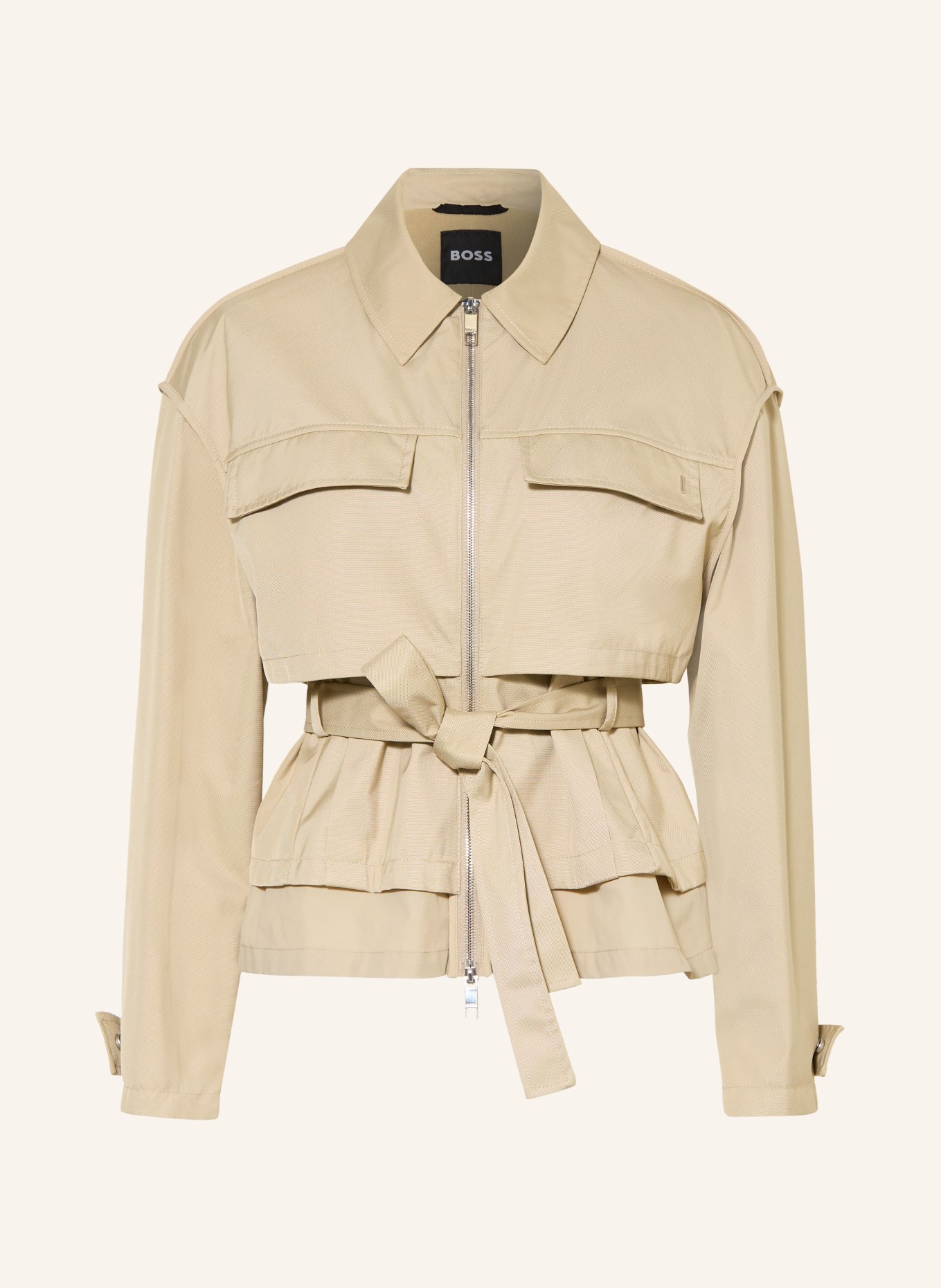BOSS Kurtka trenczowa PAGLIERO: BEŻOWY