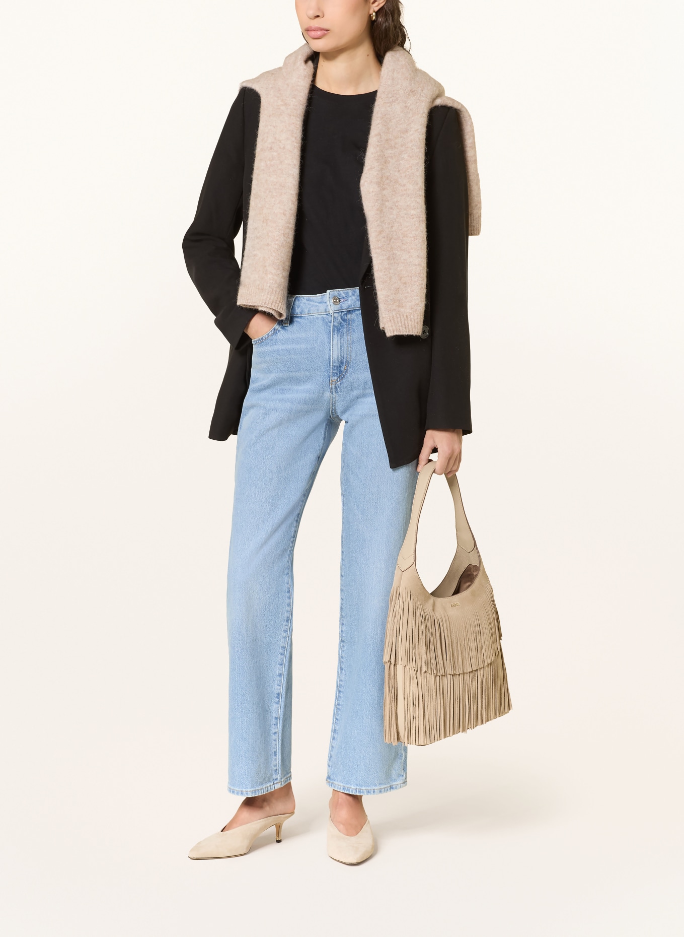 BOSS Straight jeans PARKWAY Slim Fit: 422 MEDIUM BLUE