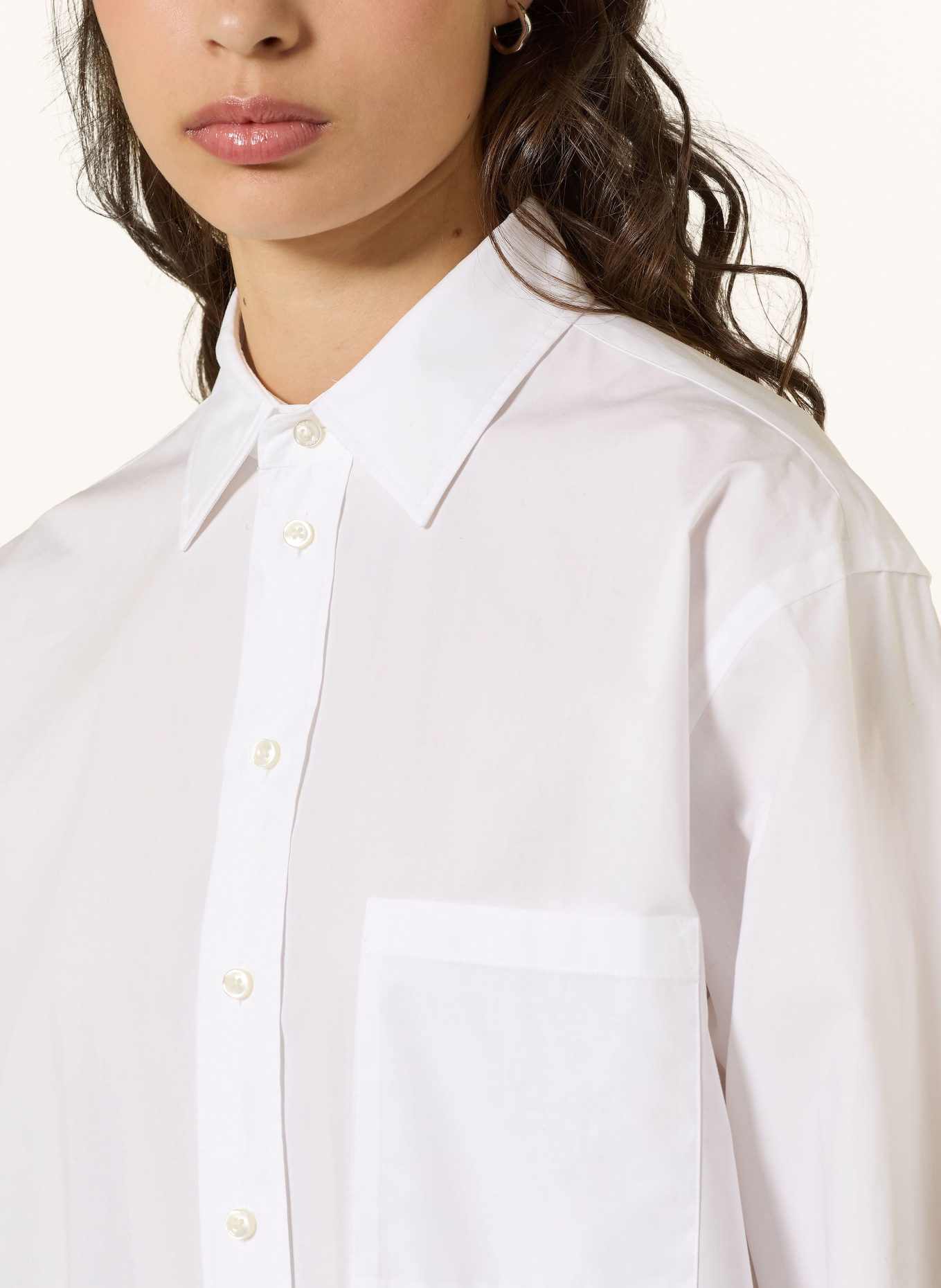 BOSS Hemdbluse SATURDAY: WEISS