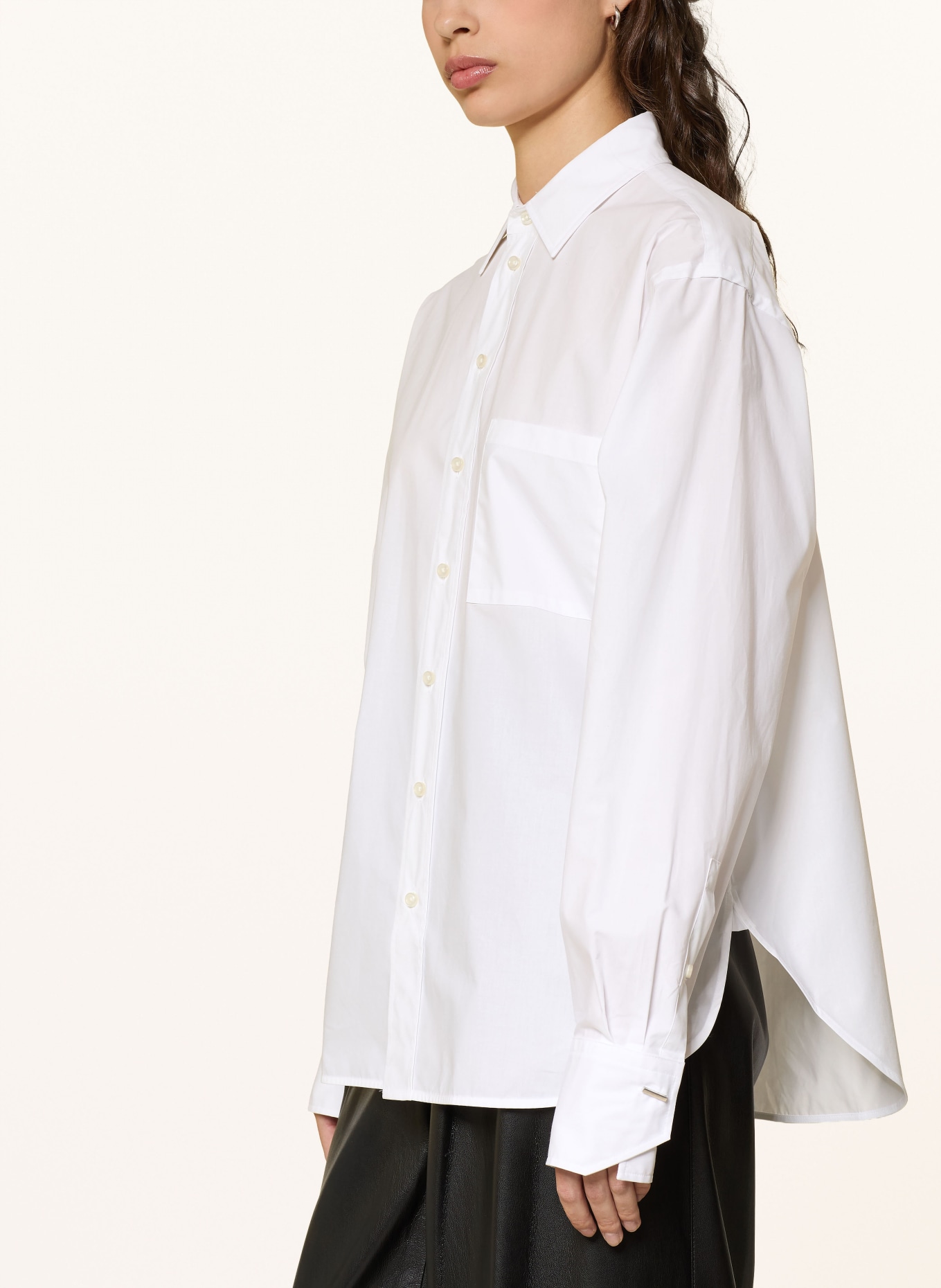 BOSS Hemdbluse SATURDAY: WEISS