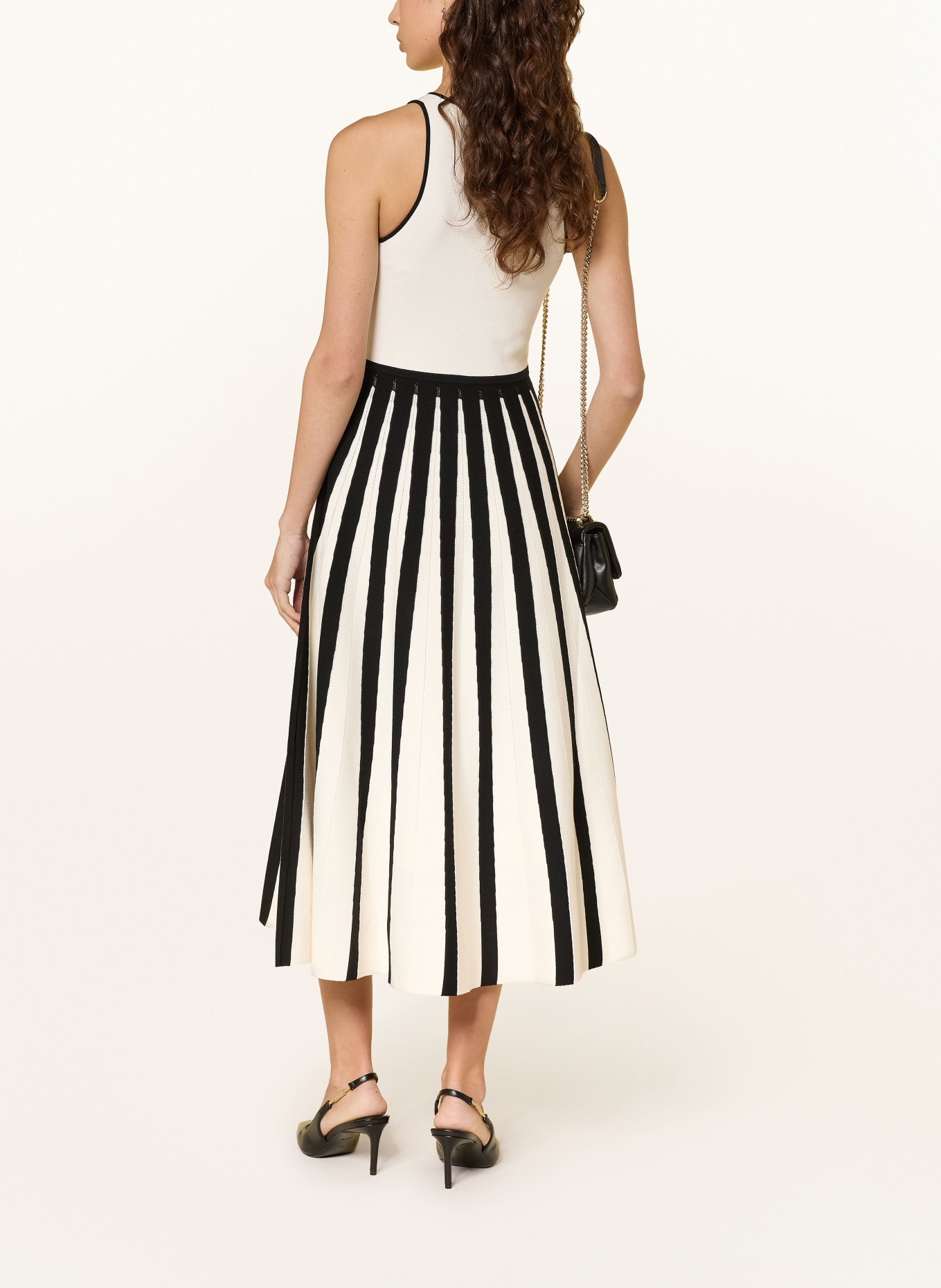 BOSS Šaty FALENDULA: REŽNÁ / ČERNÁ