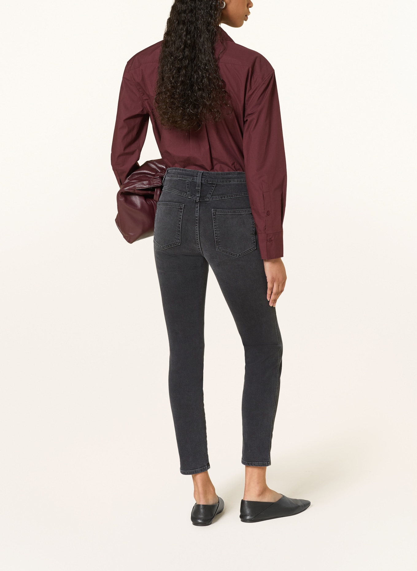 CLOSED Skinny Jeans SKINNY PUSHER: DGY DARK GREY