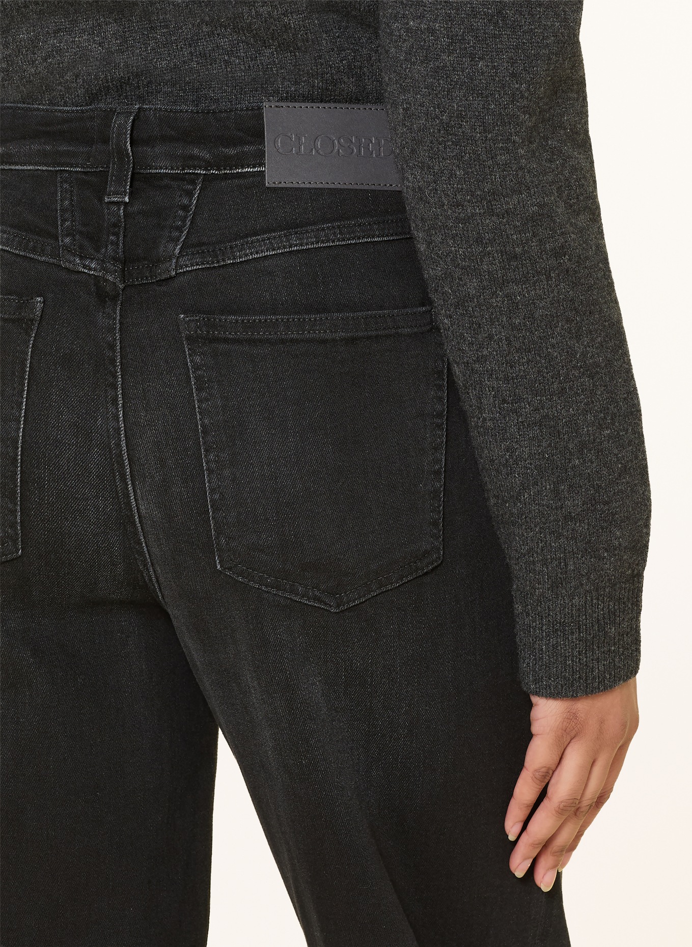 CLOSED Cropped Jeans STOVER-X: DGY DARK GREY