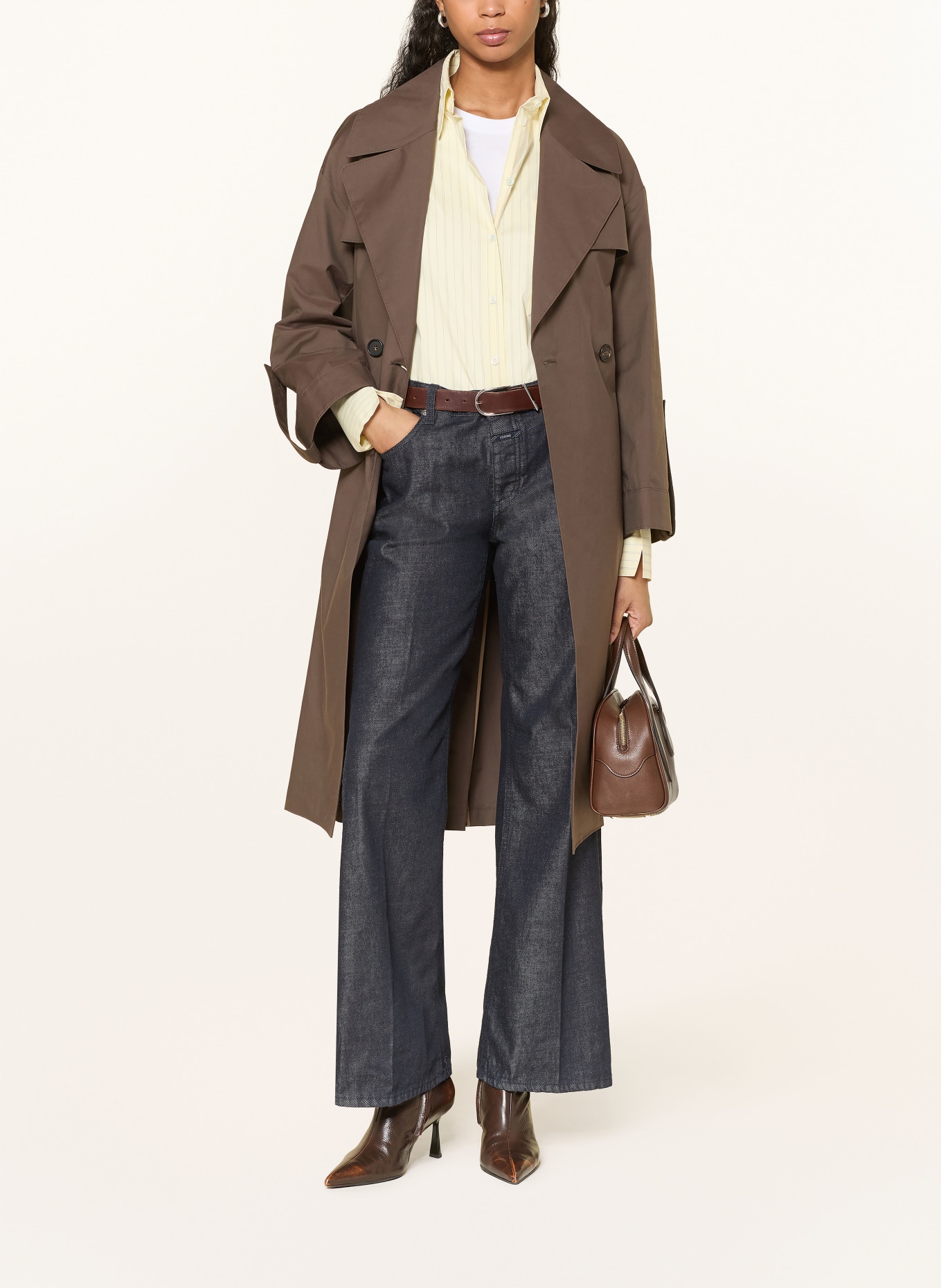 CLOSED Wide Leg Jeans GILLAN: DBL DARK BLUE