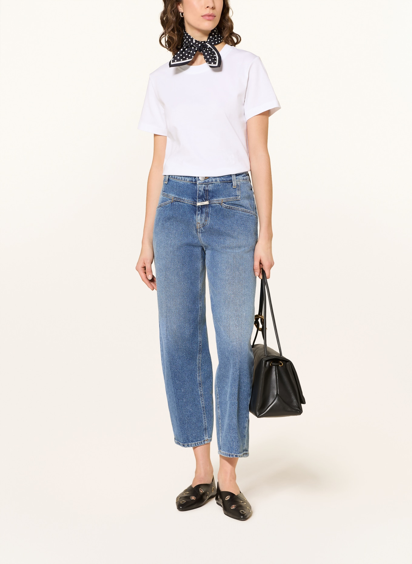 CLOSED Cropped jeans STOVER-X: MBL MID BLUE