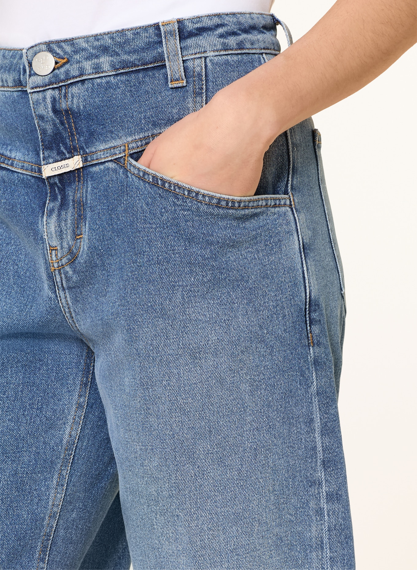 CLOSED Cropped jeans STOVER-X: MBL MID BLUE