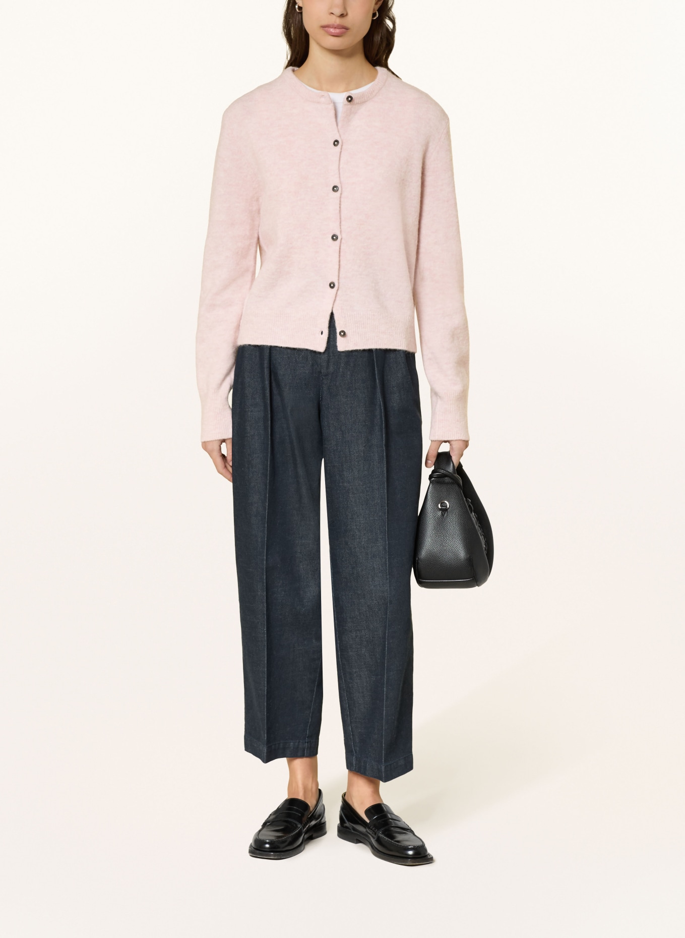 CLOSED Pletený kardigan: SVĚTLE RŮŽOVÁ