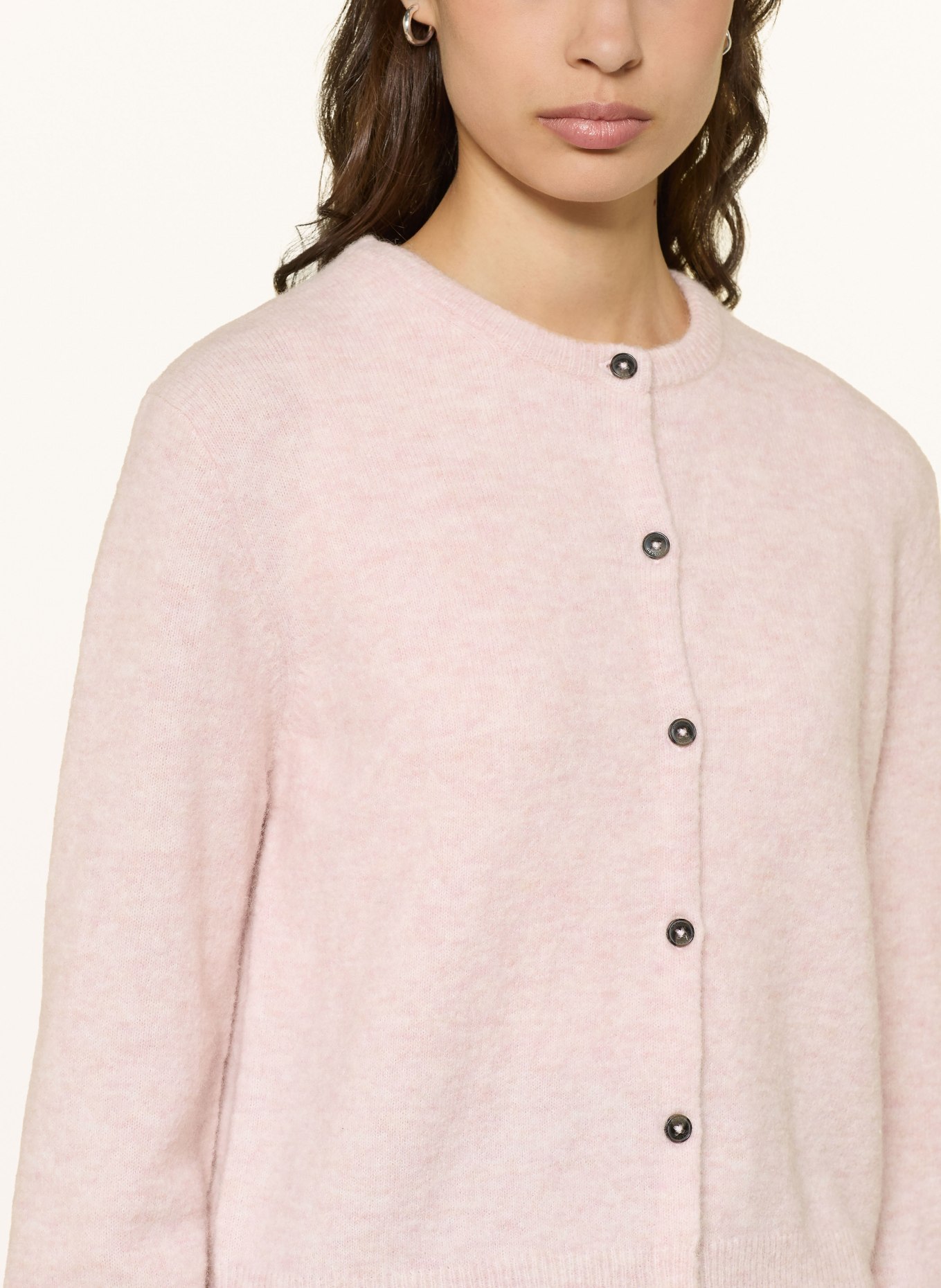 CLOSED Pletený kardigan: SVĚTLE RŮŽOVÁ