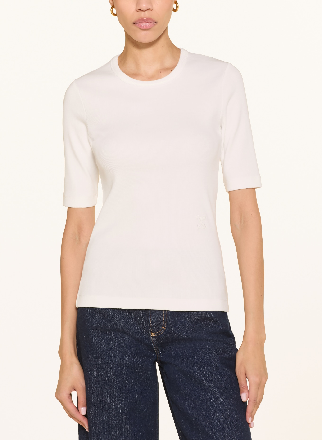 CLOSED Tričko: BÍLÁ