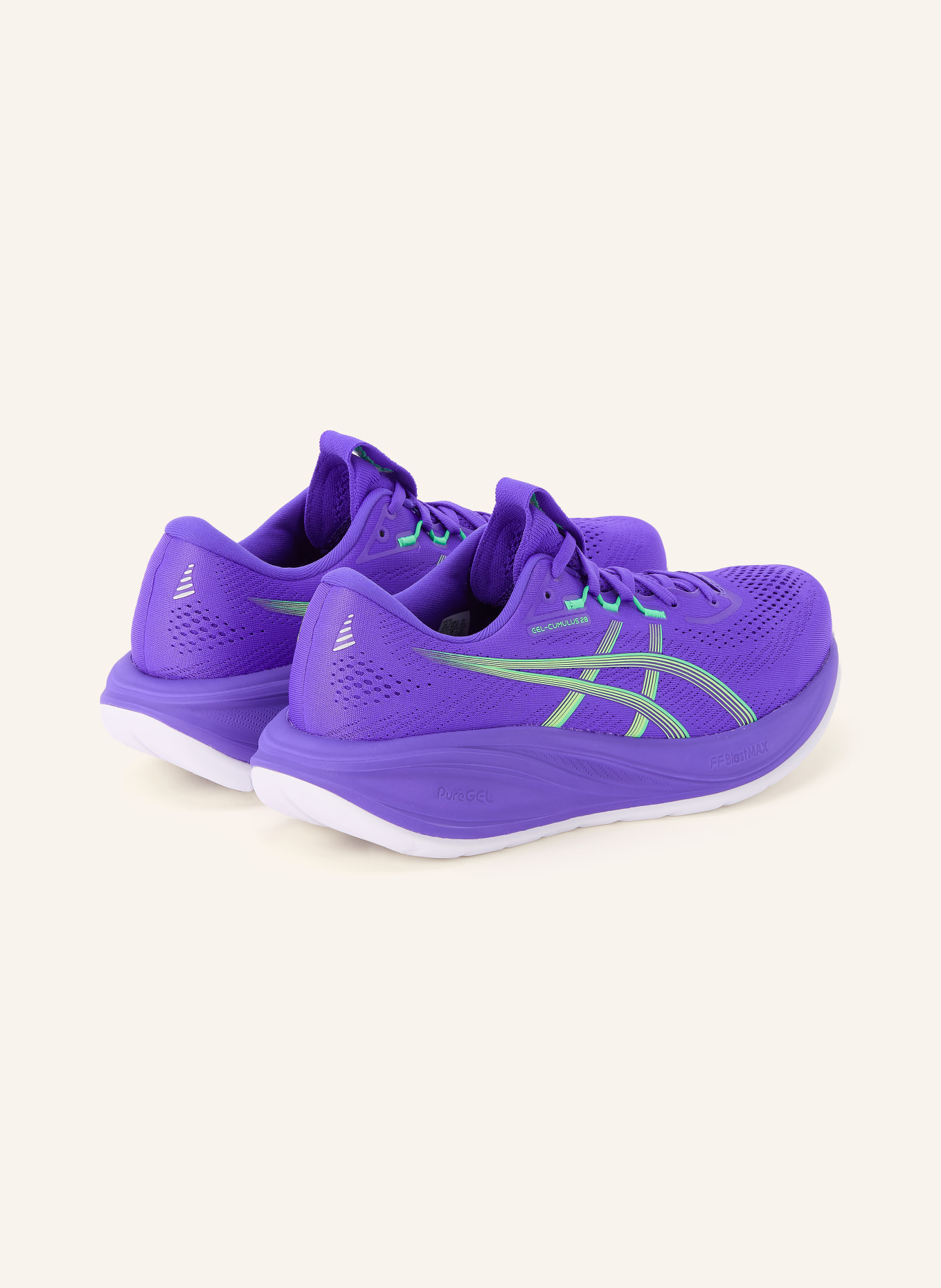 ASICS Chaussures de course GEL-CUMULUS 28: LILAS / VERT