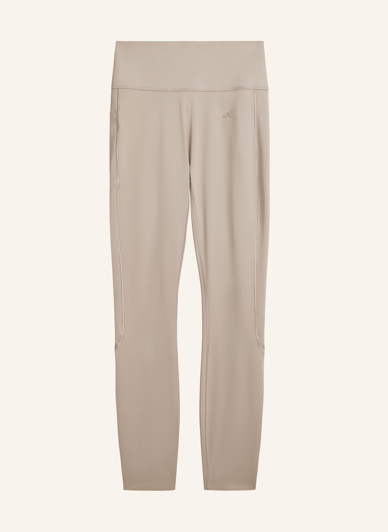 adidas Punčocháče OPTIME: SVĚTLE ŠEDÁ