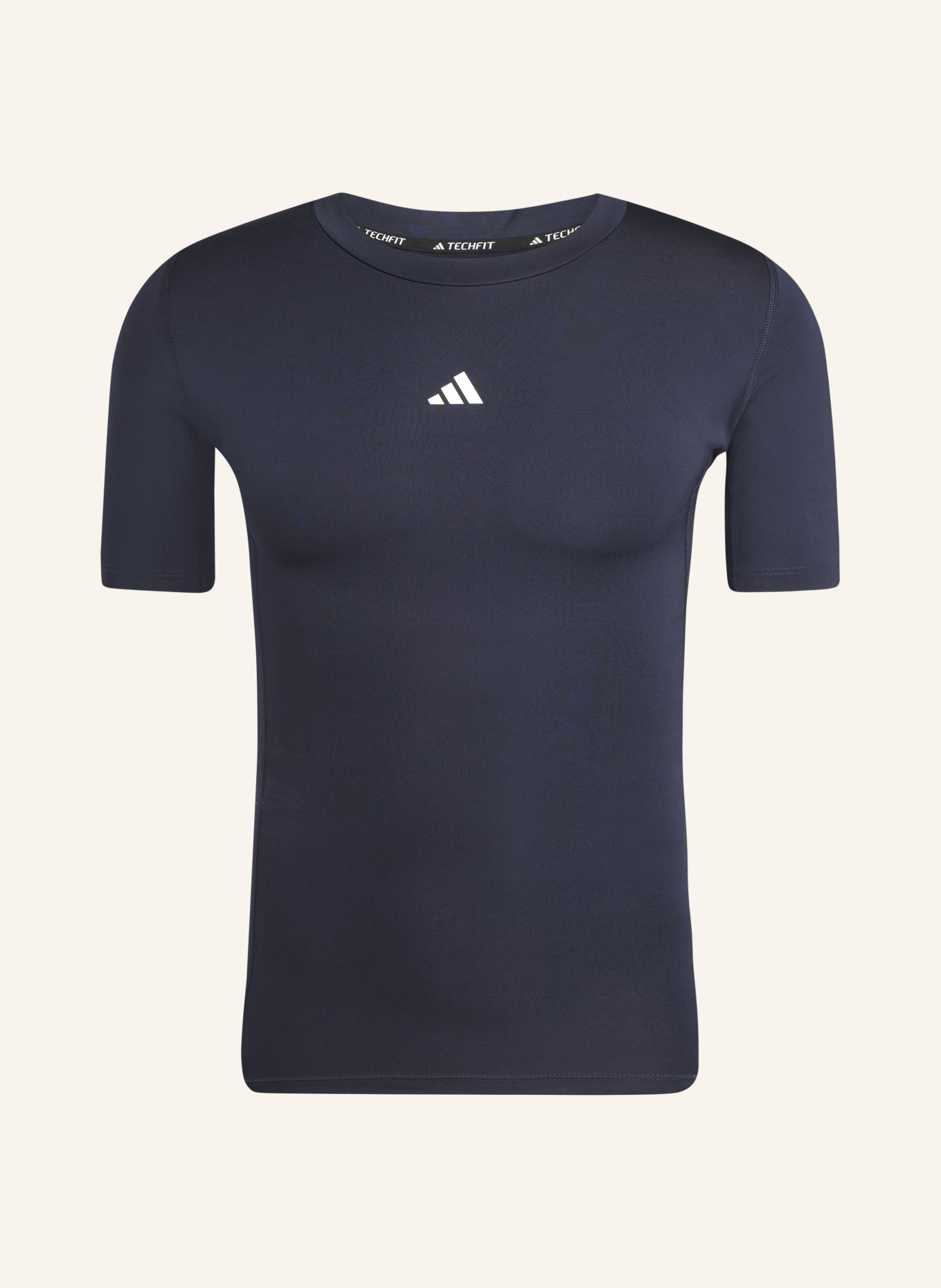adidas T-Shirt TECHFIT: DUNKELBLAU