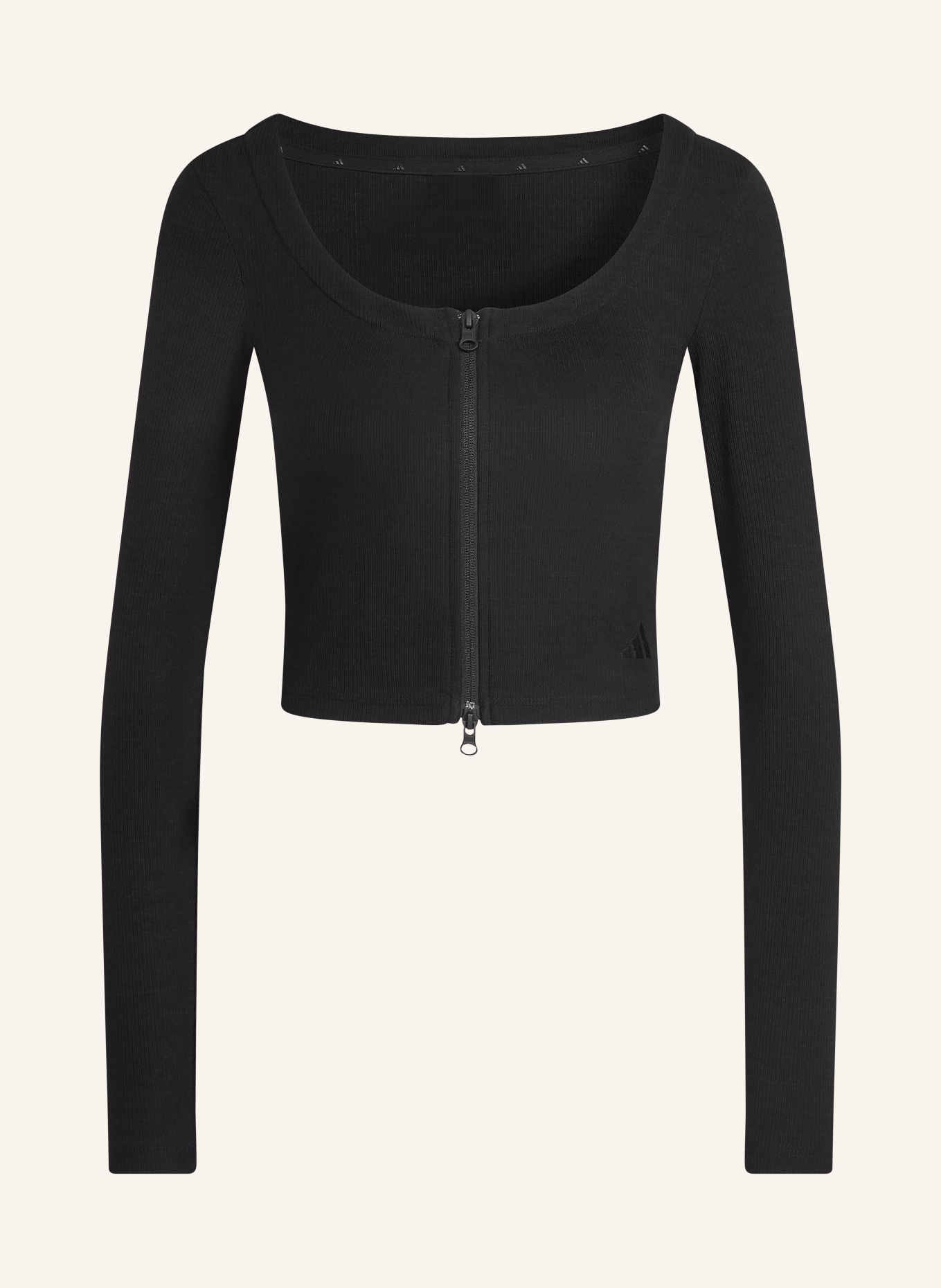 adidas Sweatjacke SEASONAL ESSENTIAL RIB: SCHWARZ