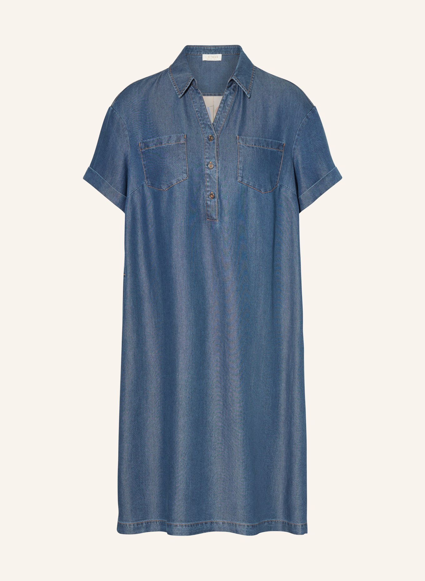 CATNOIR Overhemdjurk in verschillende materialen: DONKERBLAUW / ROOD / GROEN