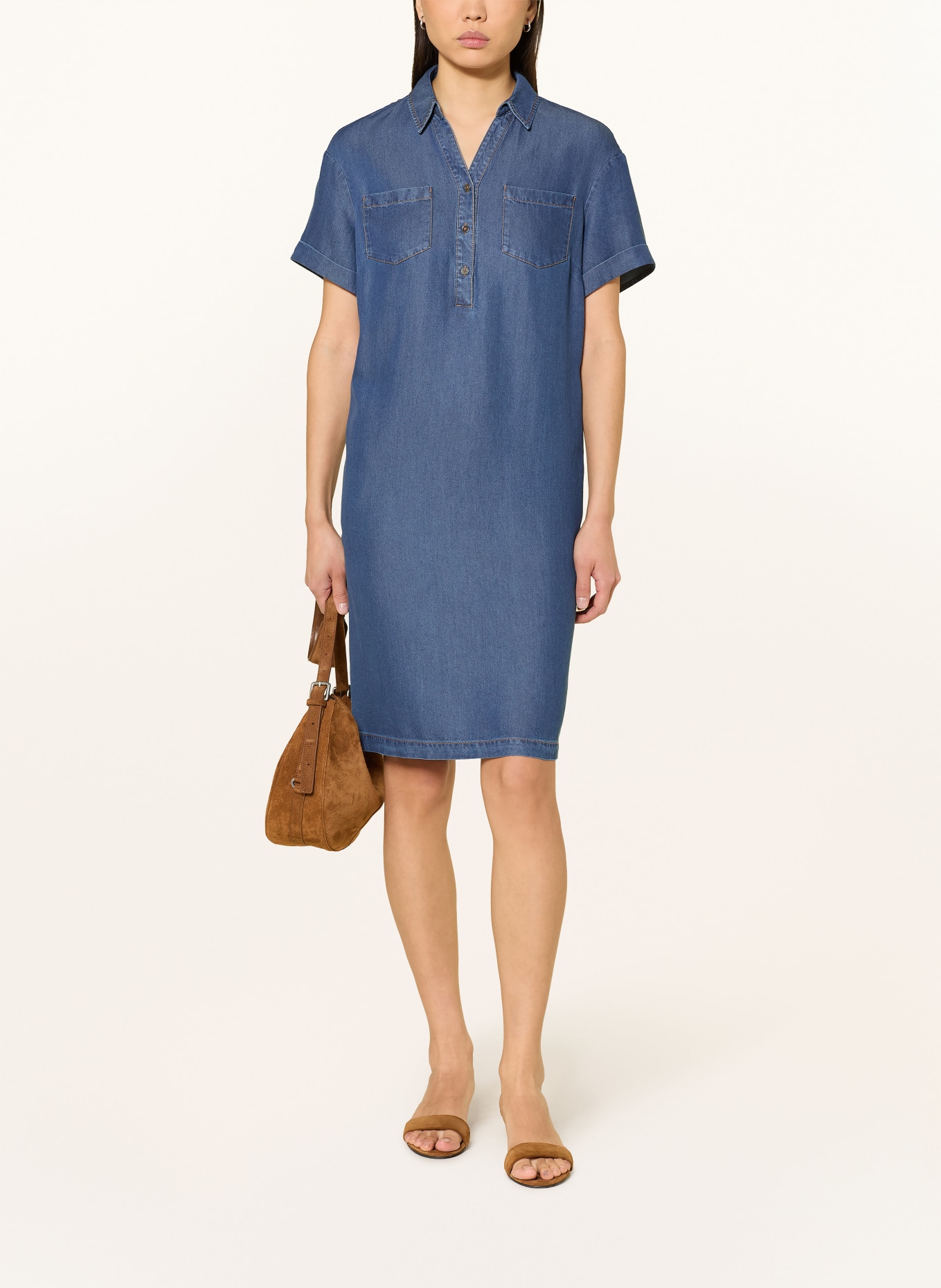 CATNOIR Overhemdjurk in verschillende materialen: DONKERBLAUW / ROOD / GROEN