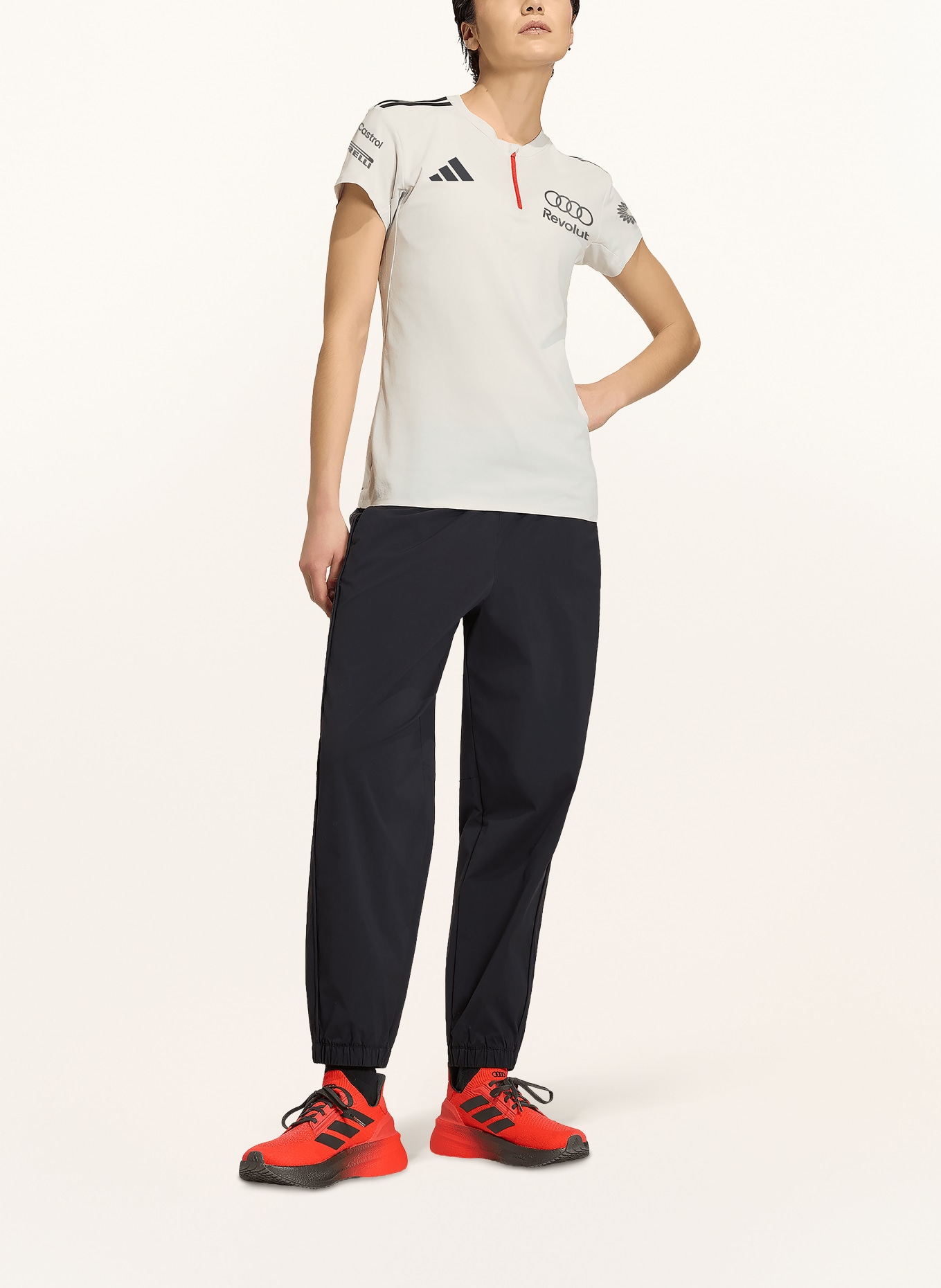 adidas Pantalon d'entraînement AUDI FORMULA ONE TEAM ENGINEERS &amp; MARKETING: NOIR