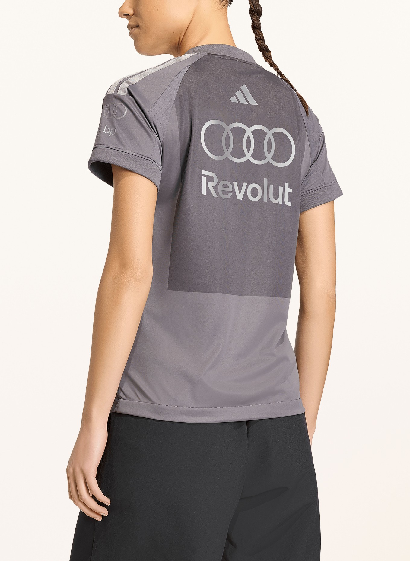 adidas Koszulka AUDI FORMULA ONE TEAM DRIVER JERSEY REPLICA: BRUDNY RÓŻ