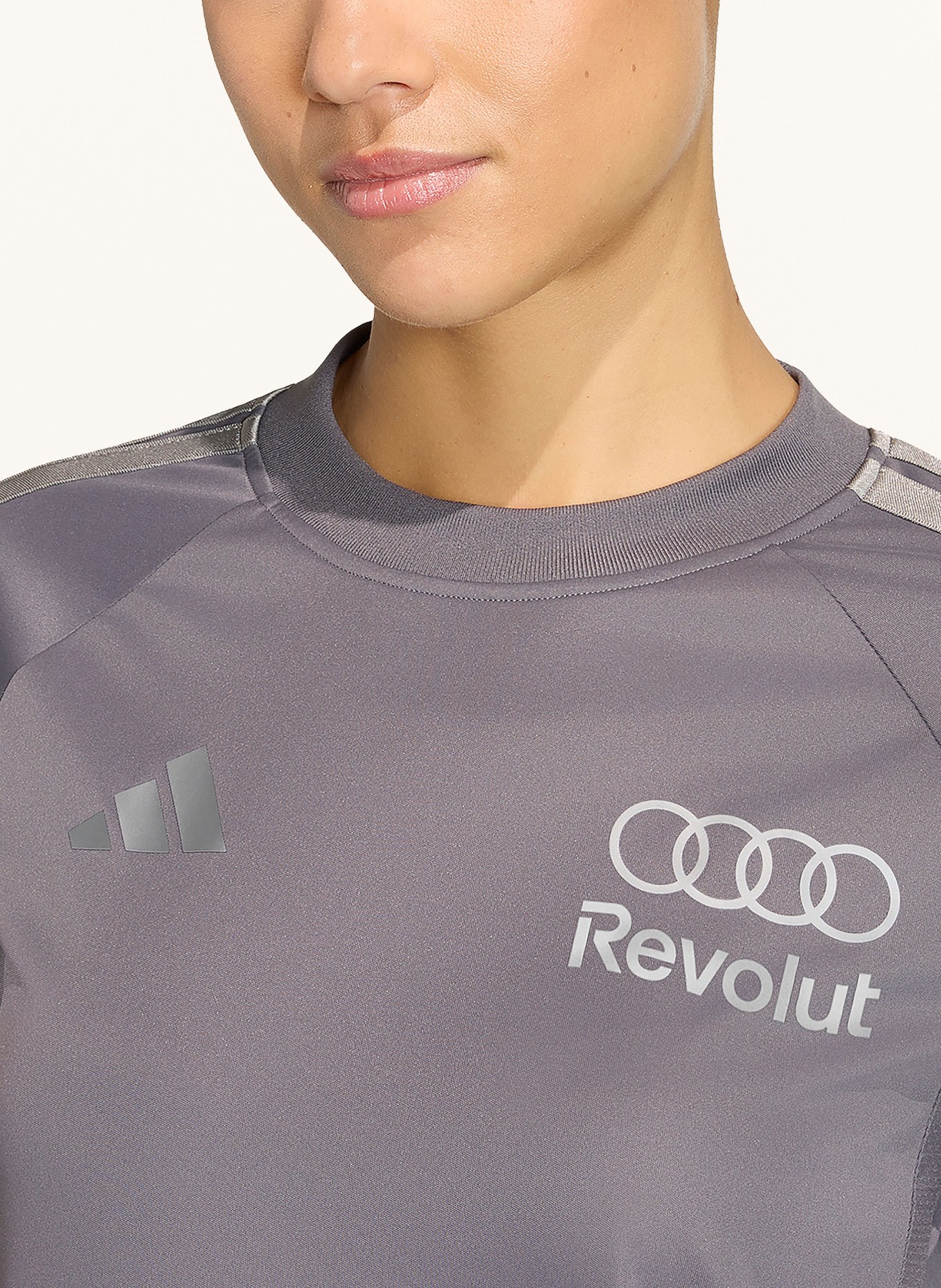 adidas Koszulka AUDI FORMULA ONE TEAM DRIVER JERSEY REPLICA: BRUDNY RÓŻ