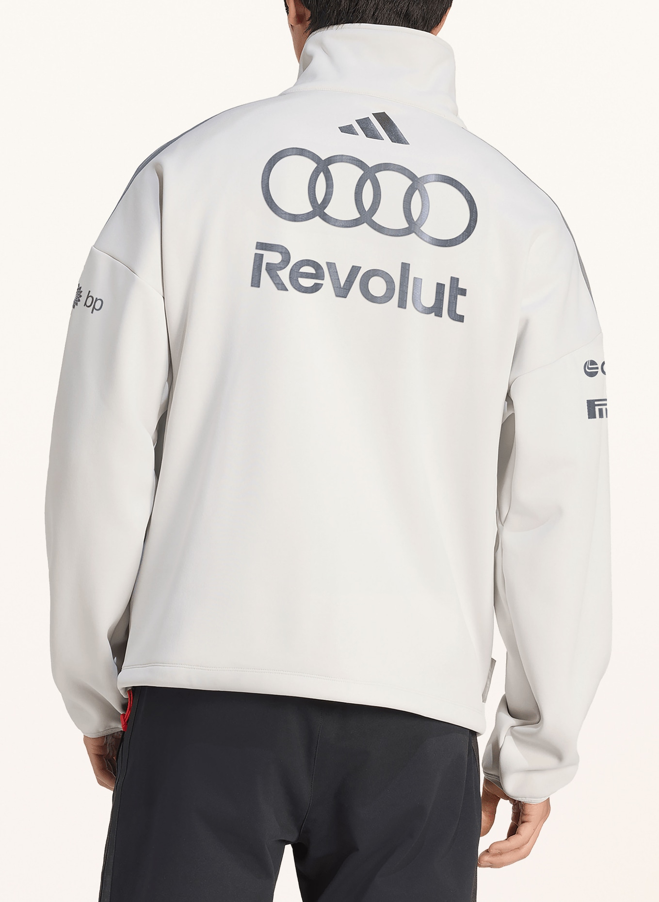 adidas Veste sweat AUDI FORMULA ONE TEAM ENGINEERS & MARKETING: GRIS CLAIR
