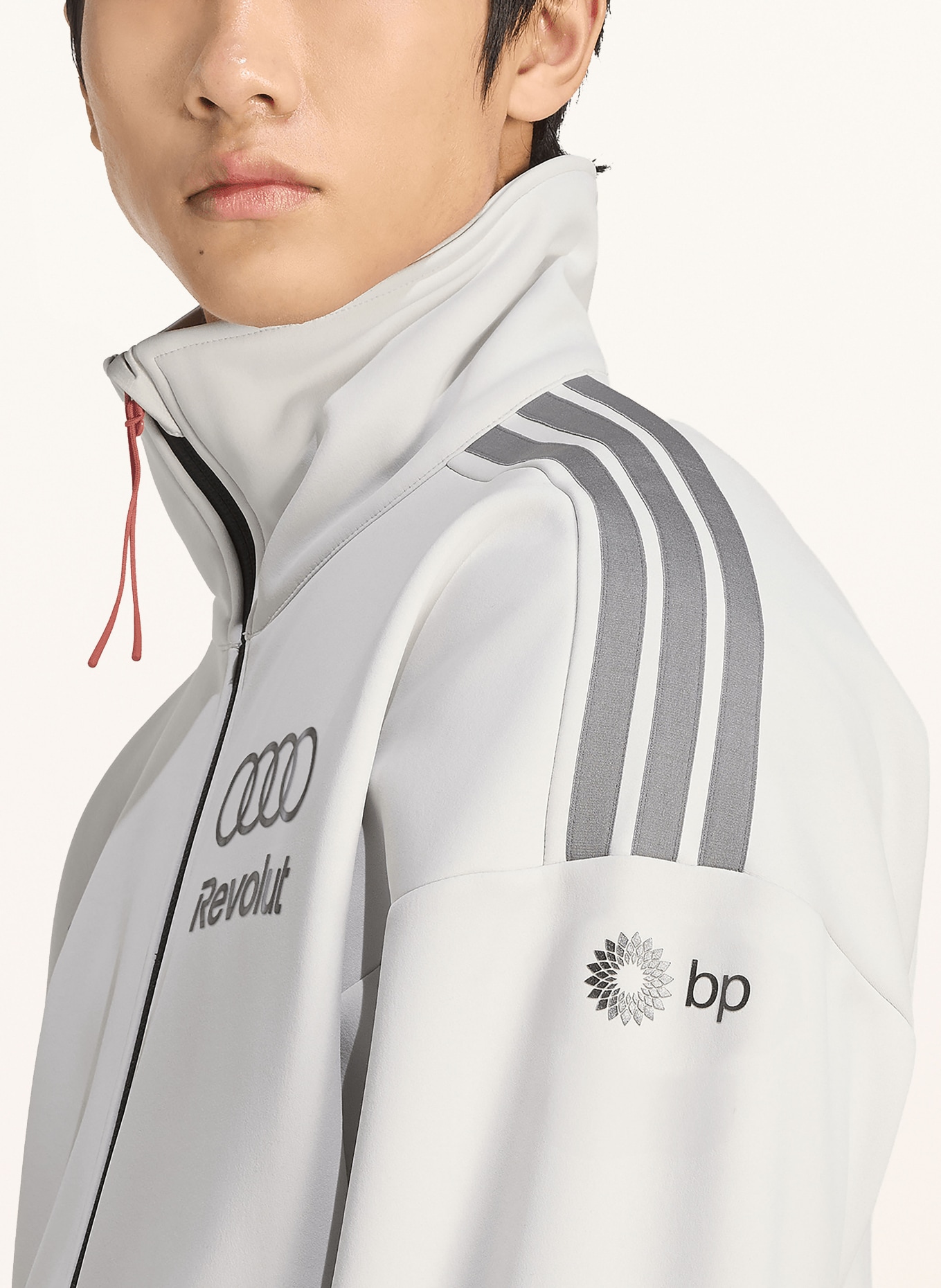 adidas Veste sweat AUDI FORMULA ONE TEAM ENGINEERS & MARKETING: GRIS CLAIR