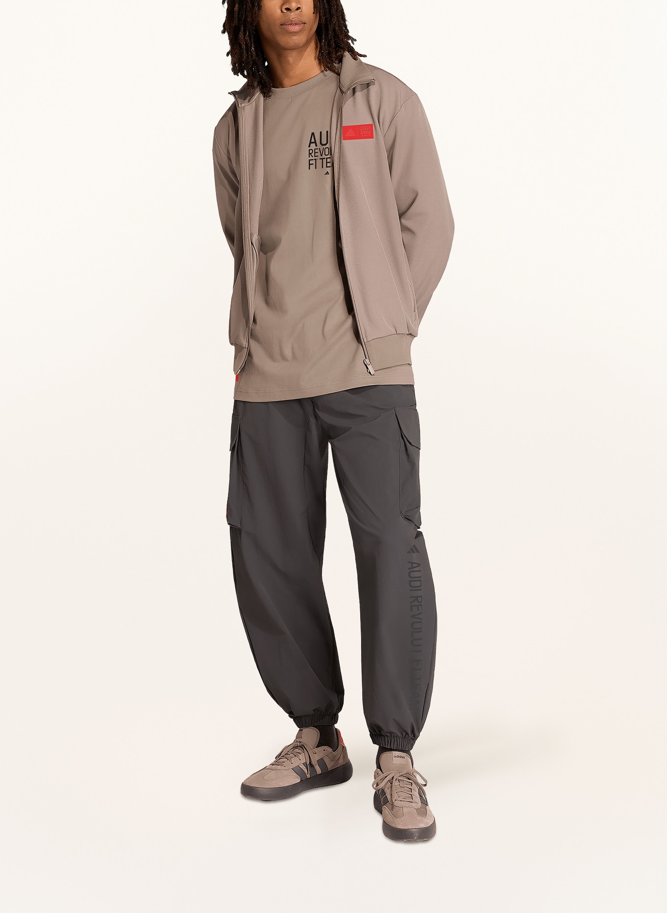 adidas T-shirt AUDI FORMULA ONE TEAM ELEVATED GRAPHIC II: KAKI