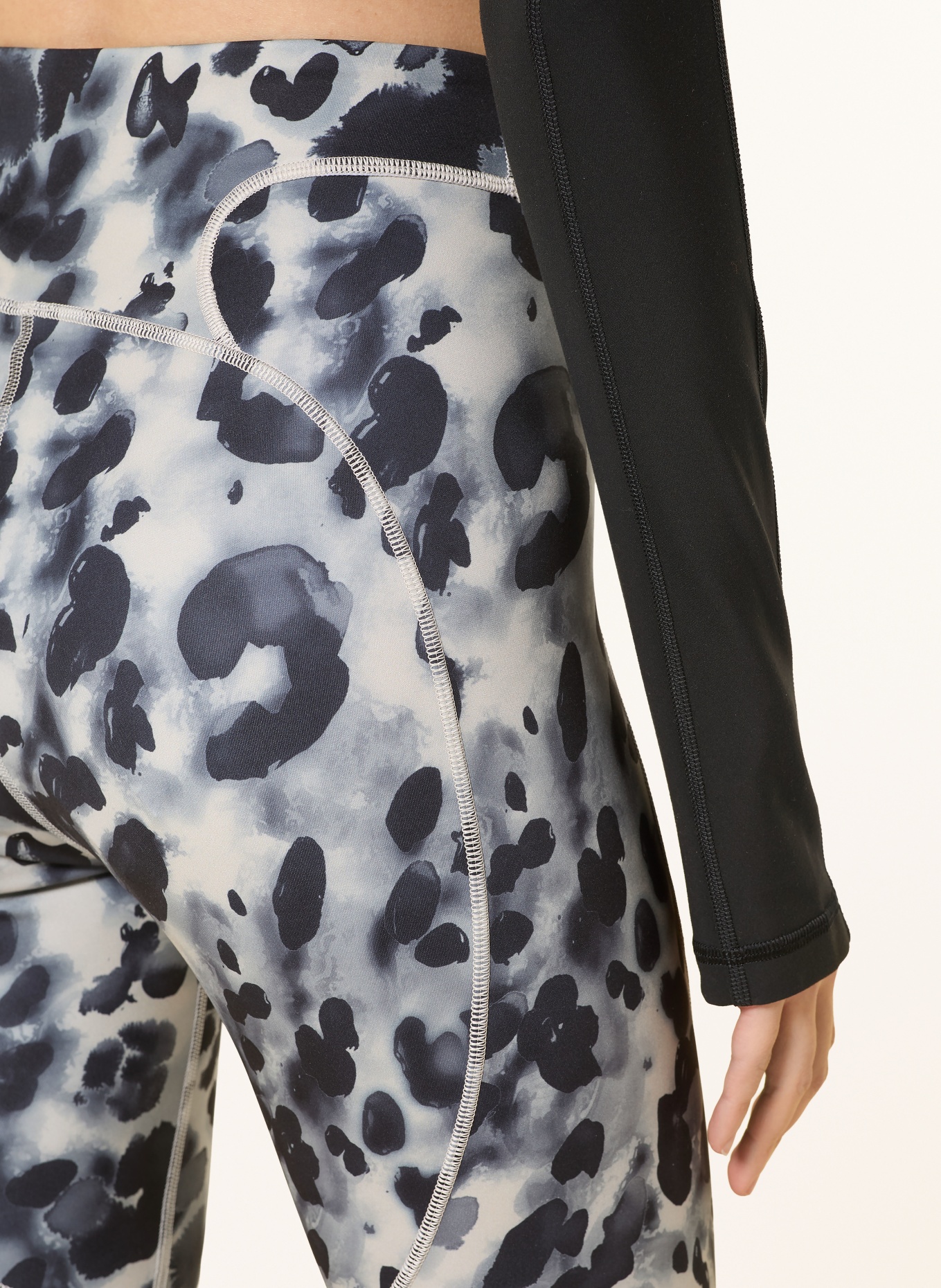 adidas by Stella McCartney Legíny ADIDAS BY STELLA MCCARTNEY TRAINING: ŠEDÁ / TMAVĚ ŠEDÁ / ČERNÁ