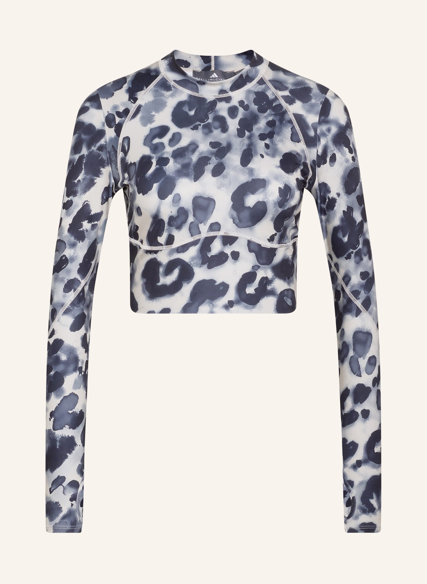 adidas by Stella McCartney Dlouhé rukávy ADIDAS BY STELLA MCCARTNEY: ČERNÁ / REŽNÁ / ČERNOŠEDÁ