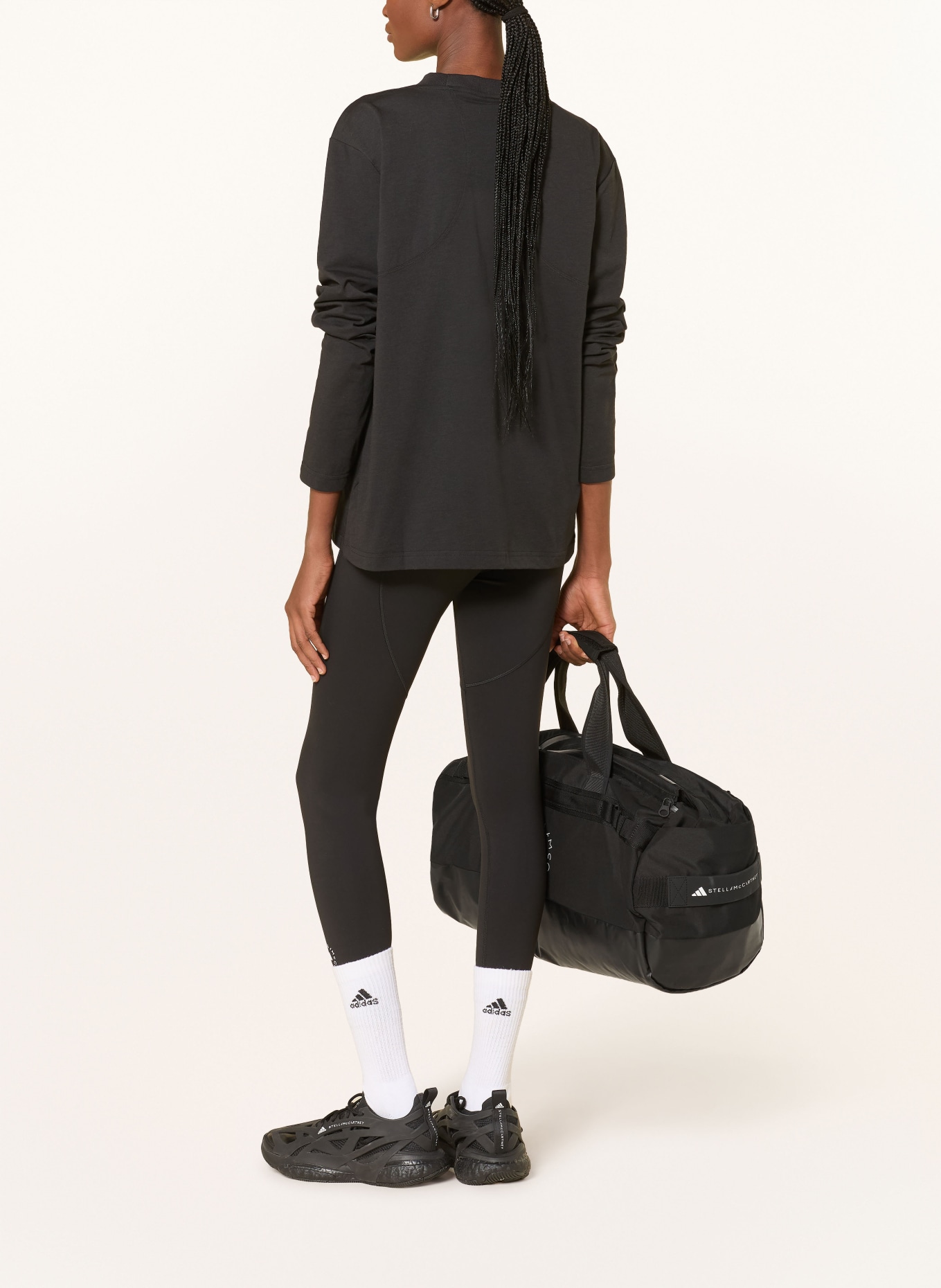 adidas by Stella McCartney Longsleeve ADIDAS BY STELLA MCCARTNEY: SCHWARZ