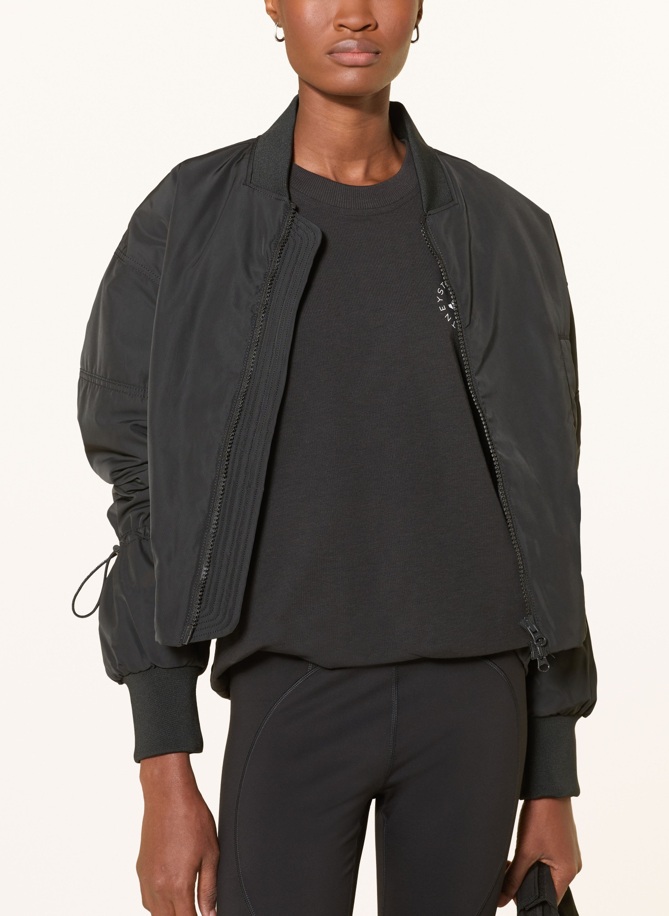 adidas by Stella McCartney Longsleeve ADIDAS BY STELLA MCCARTNEY: SCHWARZ