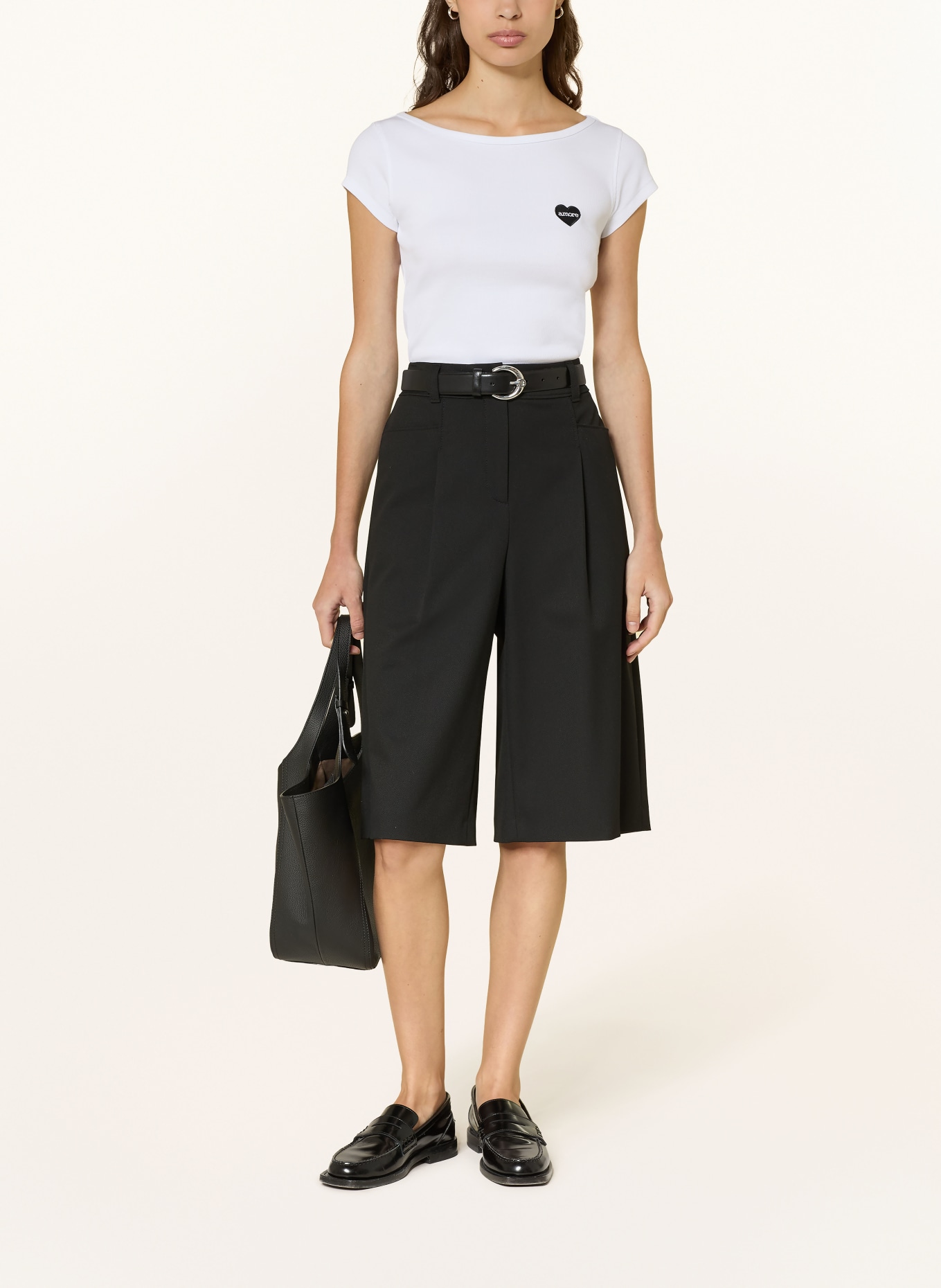 BOSS Tričko ETINE: BÍLÁ