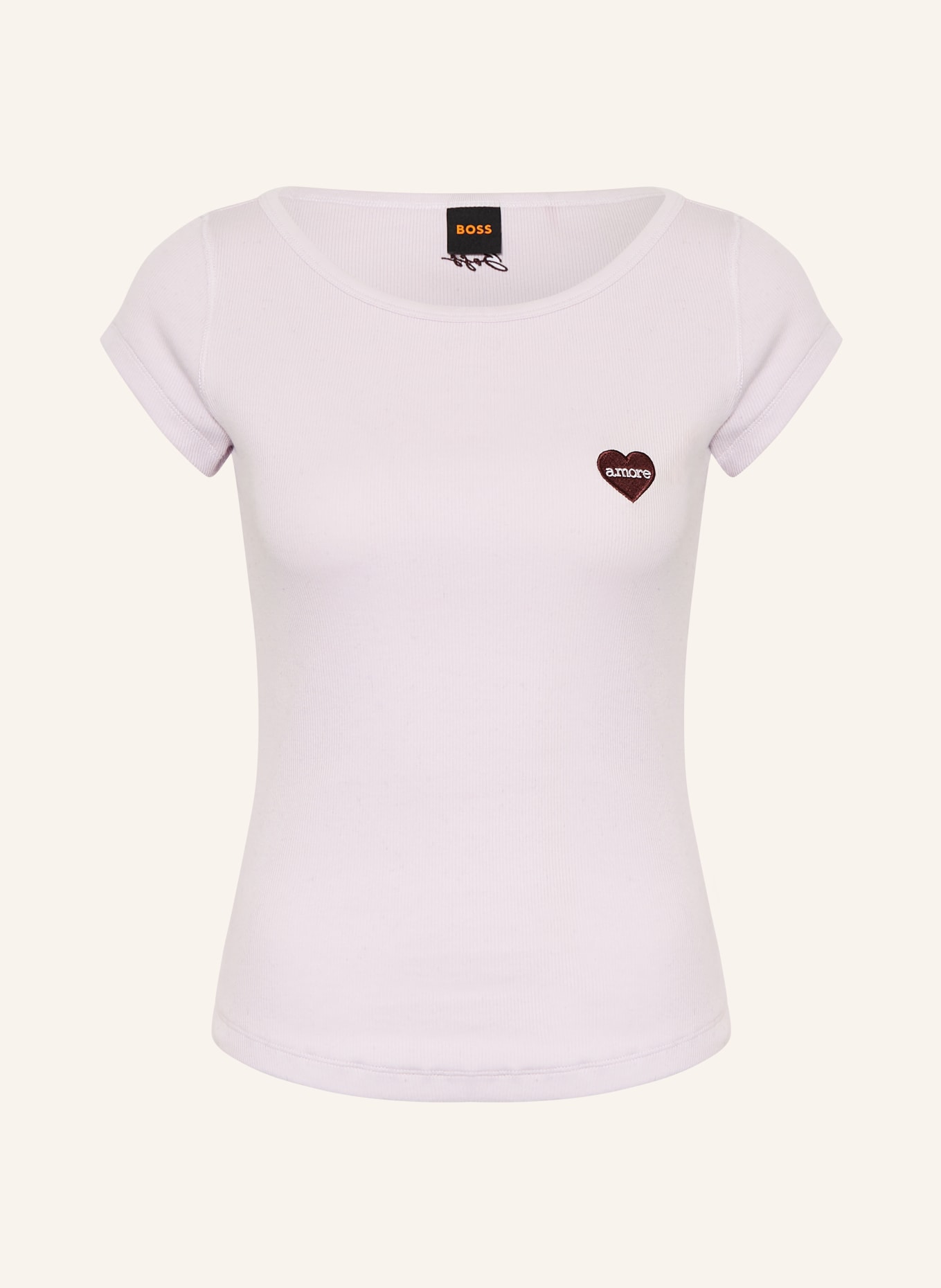 BOSS ETINE T-shirt: LIGHT PURPLE