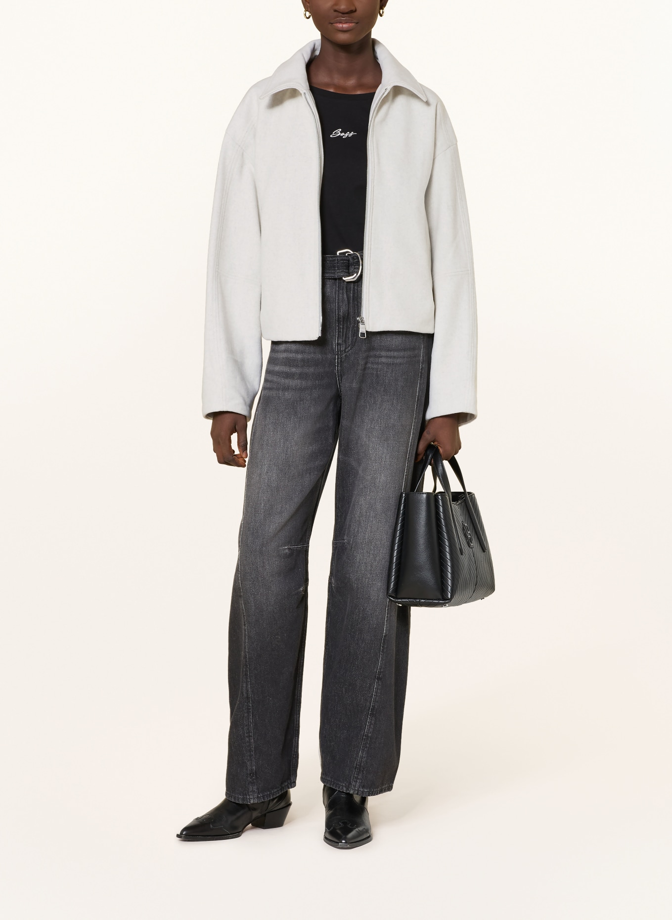 BOSS Bunda CARIANA: BÉŽOVÁ