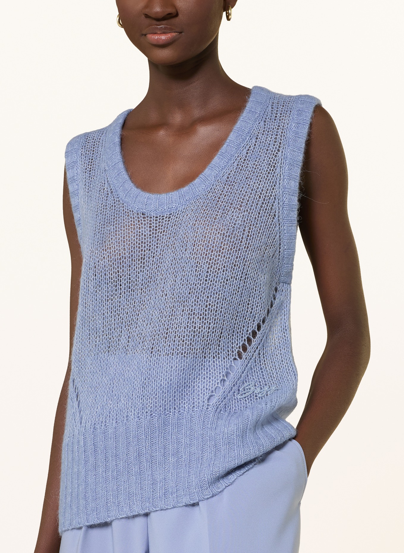 BOSS Pullunder FRIGNAC: BLAU