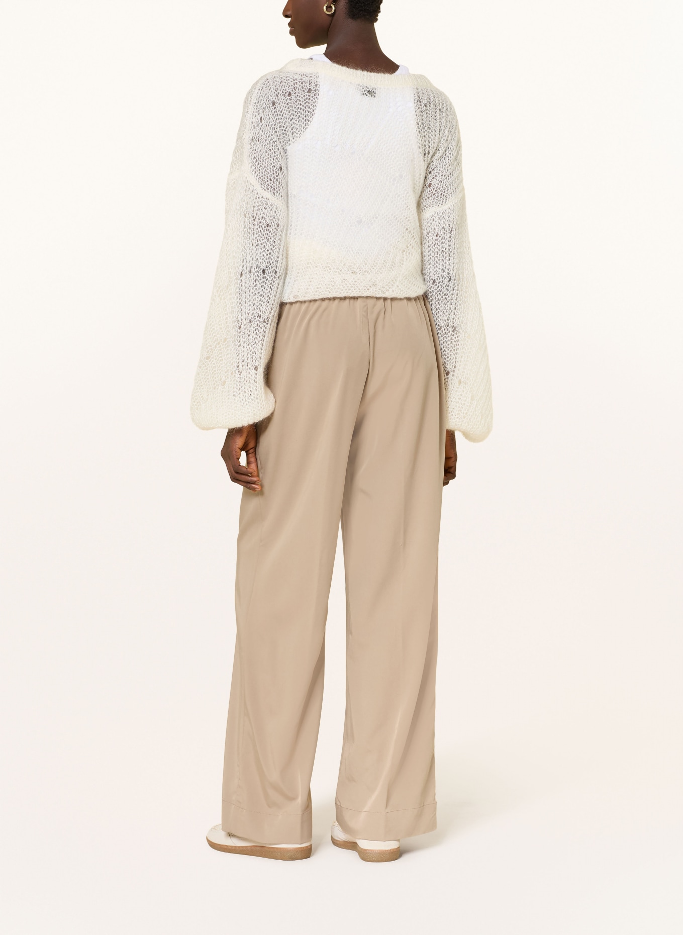 BOSS Kalhoty Marlene TARIMA: VELBLOUDÍ